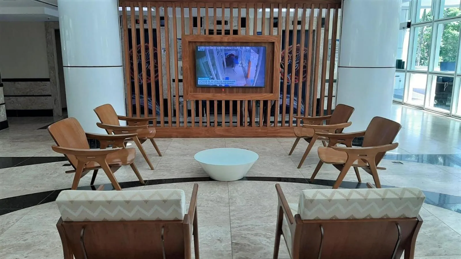 Lobby or reception in Mediterrâneo Flat - Apart-Hotel