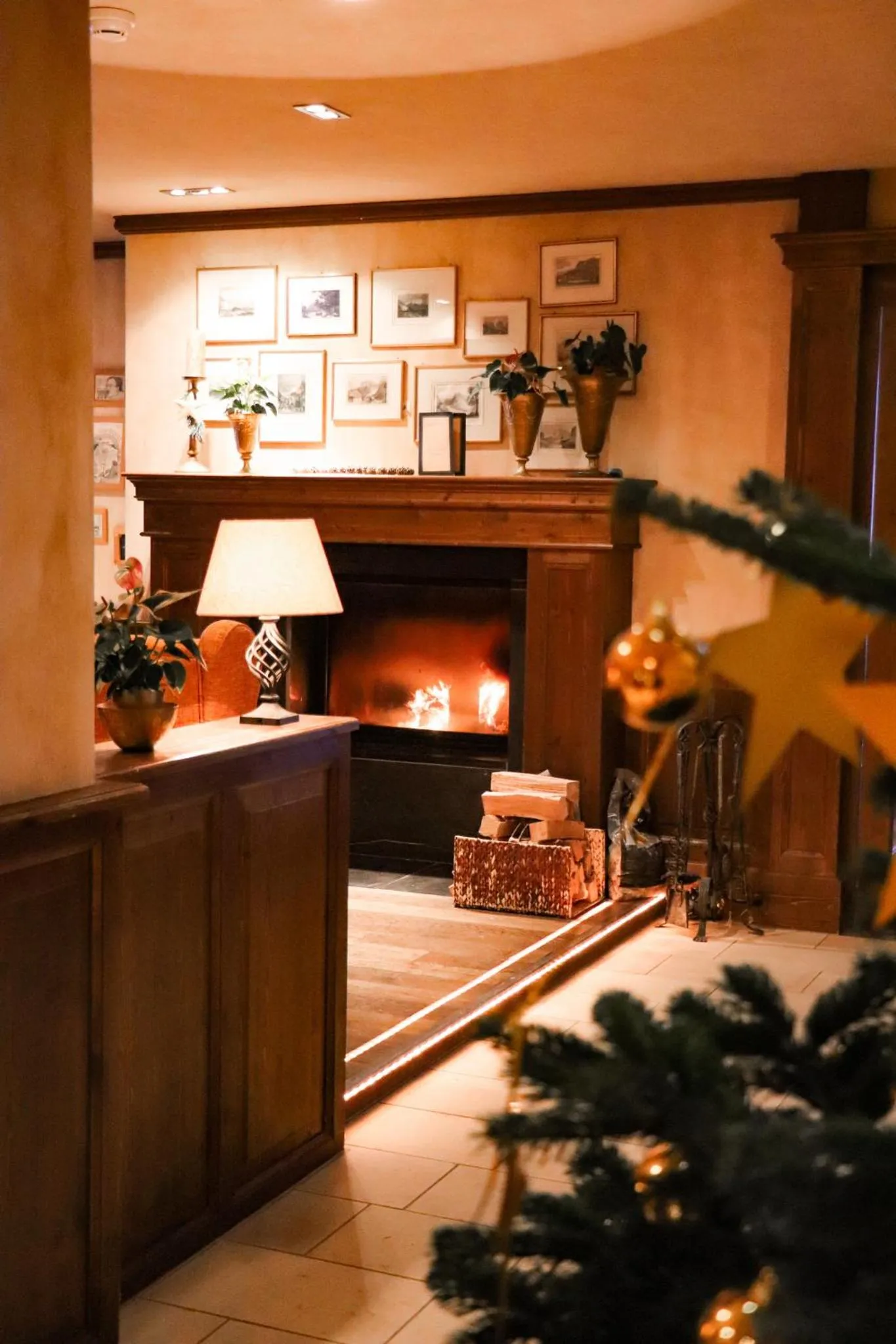 Lobby or reception in Hotel Spinne Grindelwald