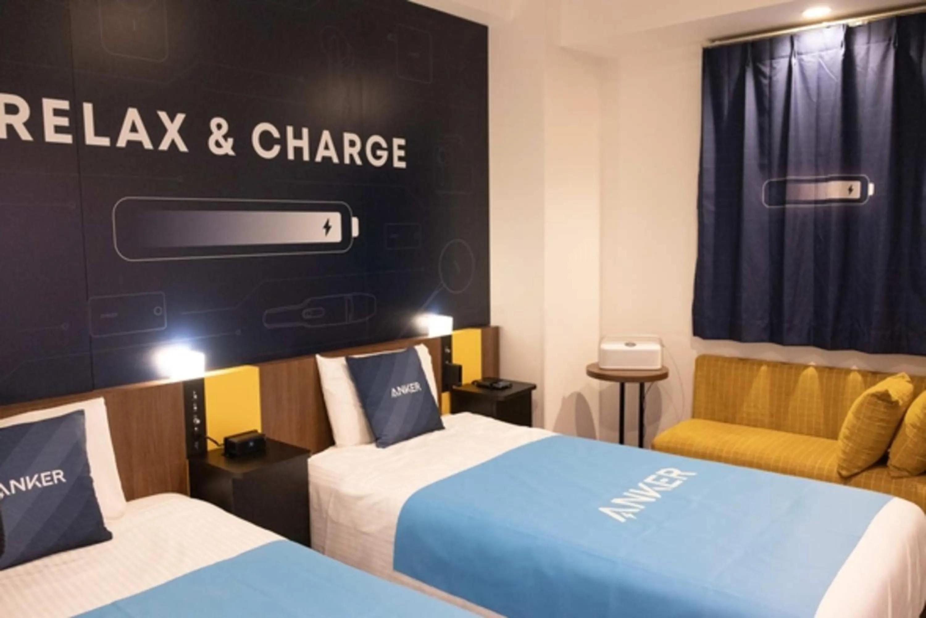 Bed in Henn na Hotel Maihama Tokyo Bay