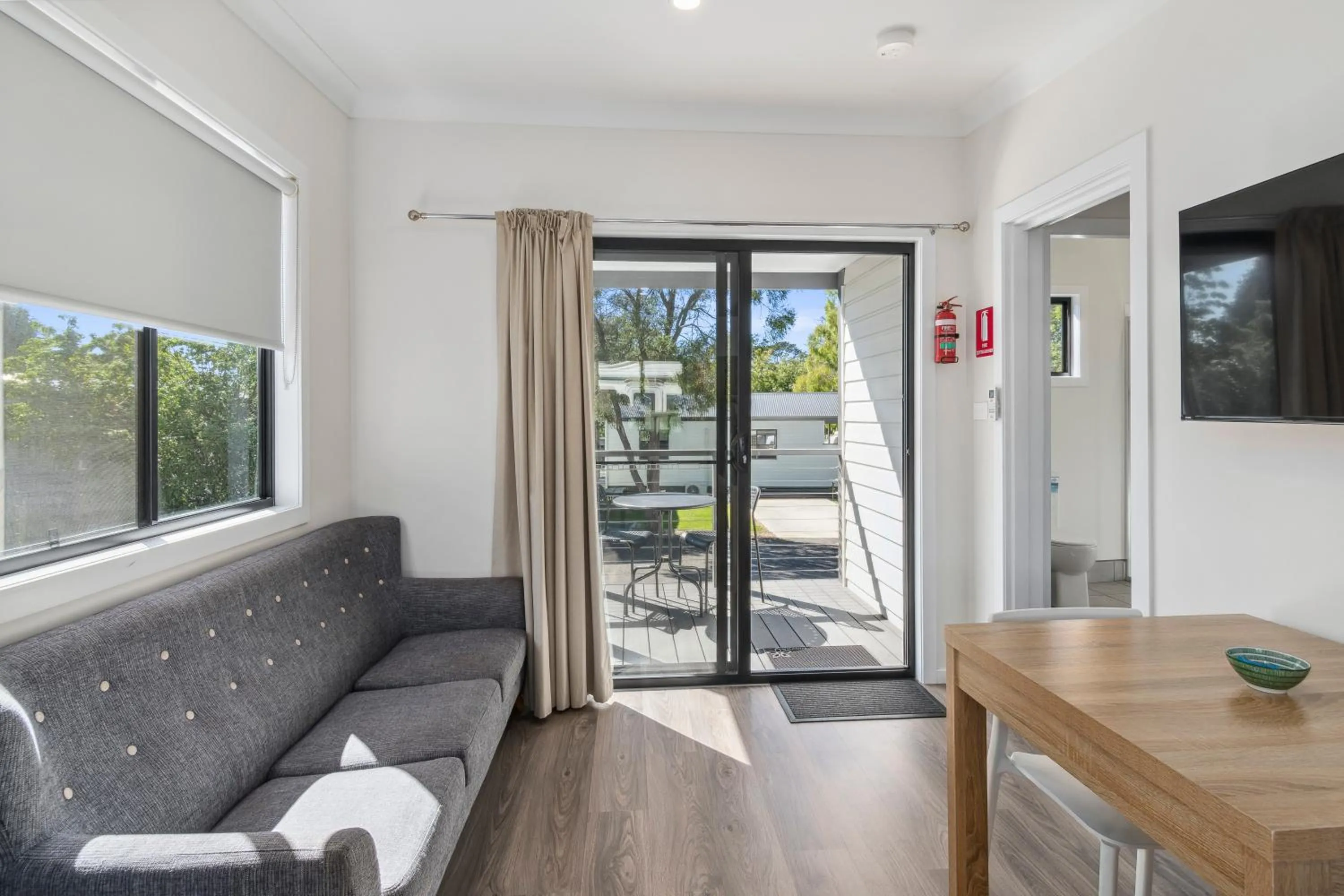 Living room in Mittagong Holiday Park