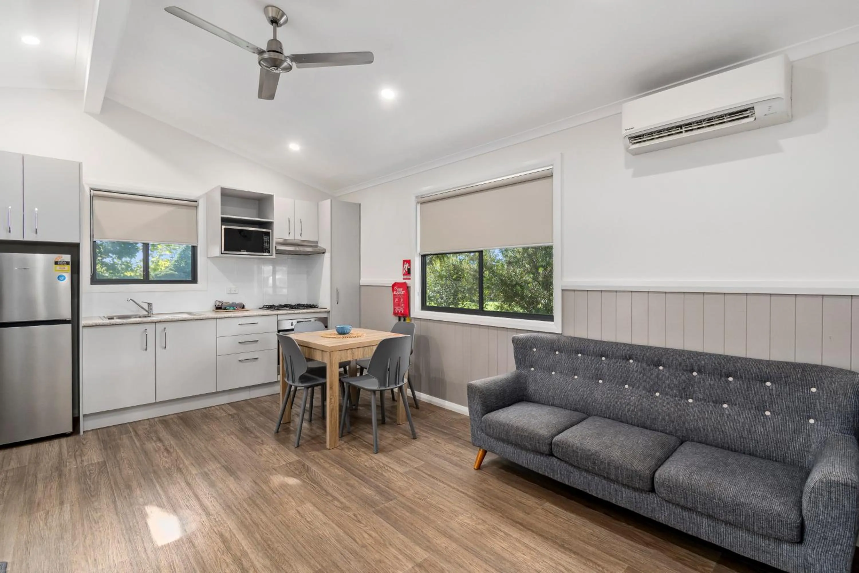 Seating area in Mittagong Holiday Park