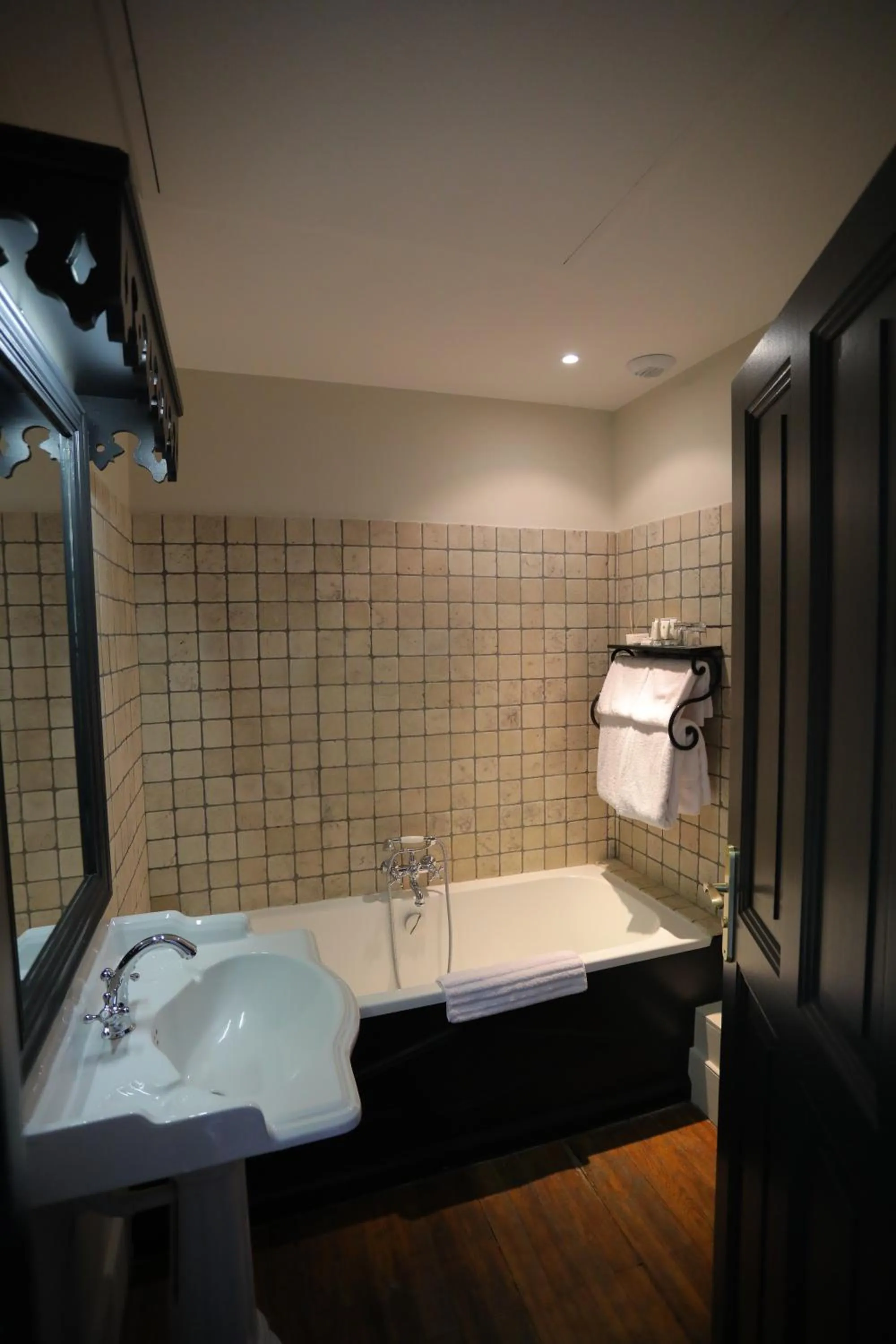 Bathroom in Hostellerie du Château des Fines Roches