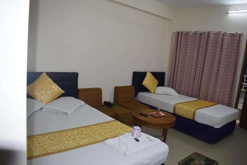 Bed in Hotel Marine Plaza