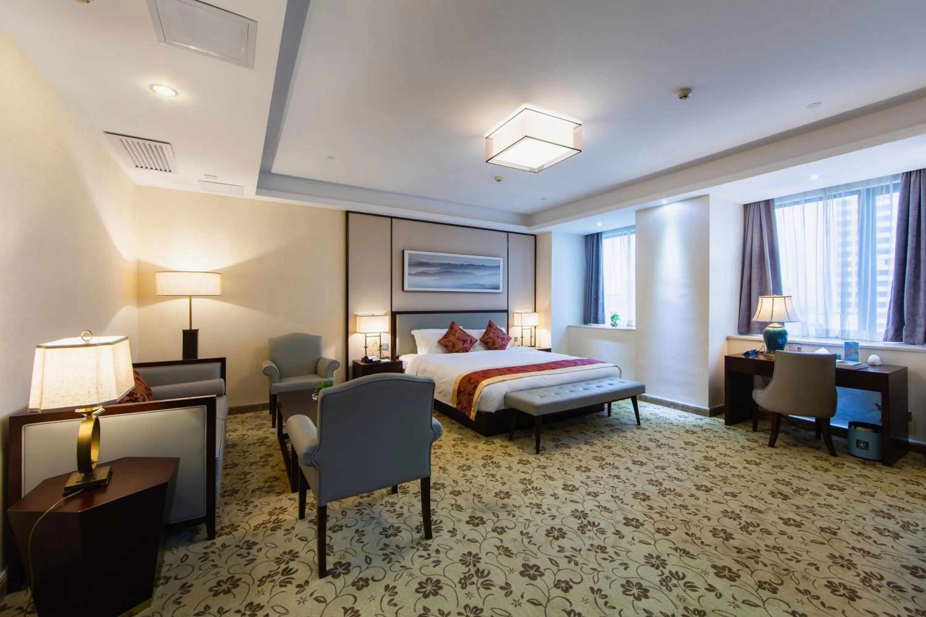 Photo of the whole room, Bed in Guangzhou Seaman Club