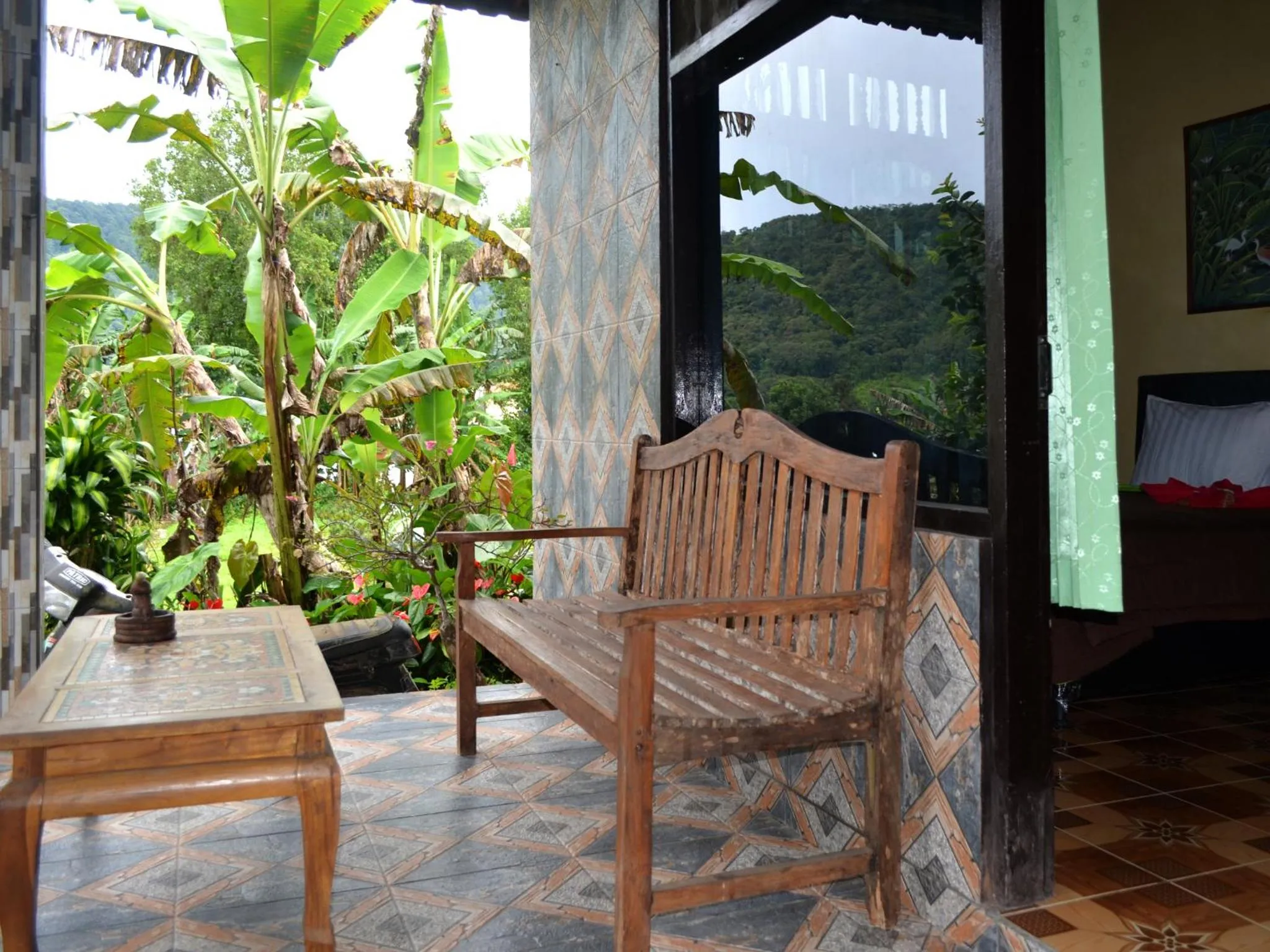 Seating area in Dajan Buyan Homestay
