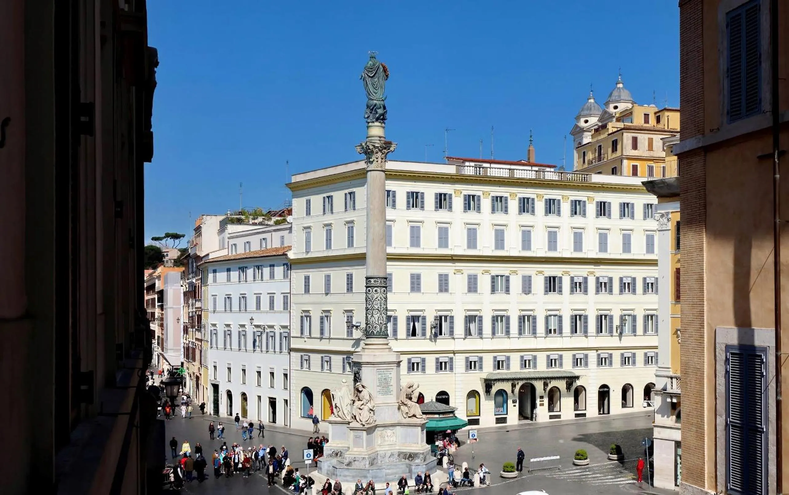 City view in Propaganda Suites