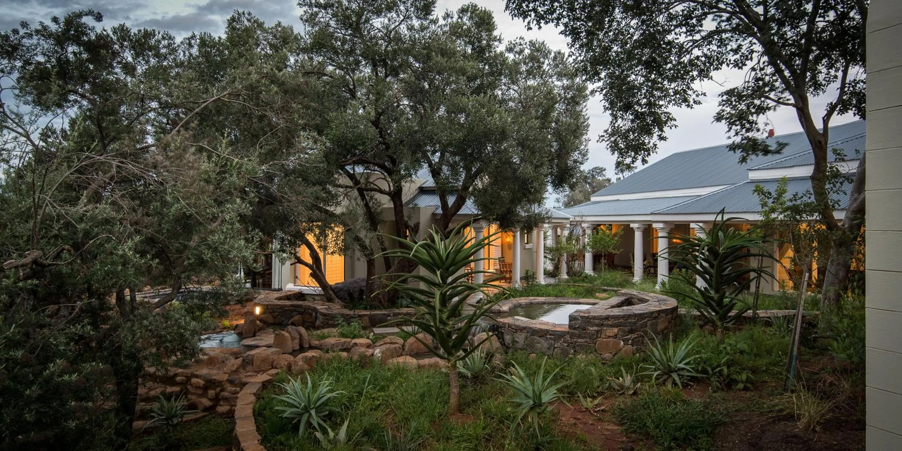 Garden in The Royal Fischer Hotel