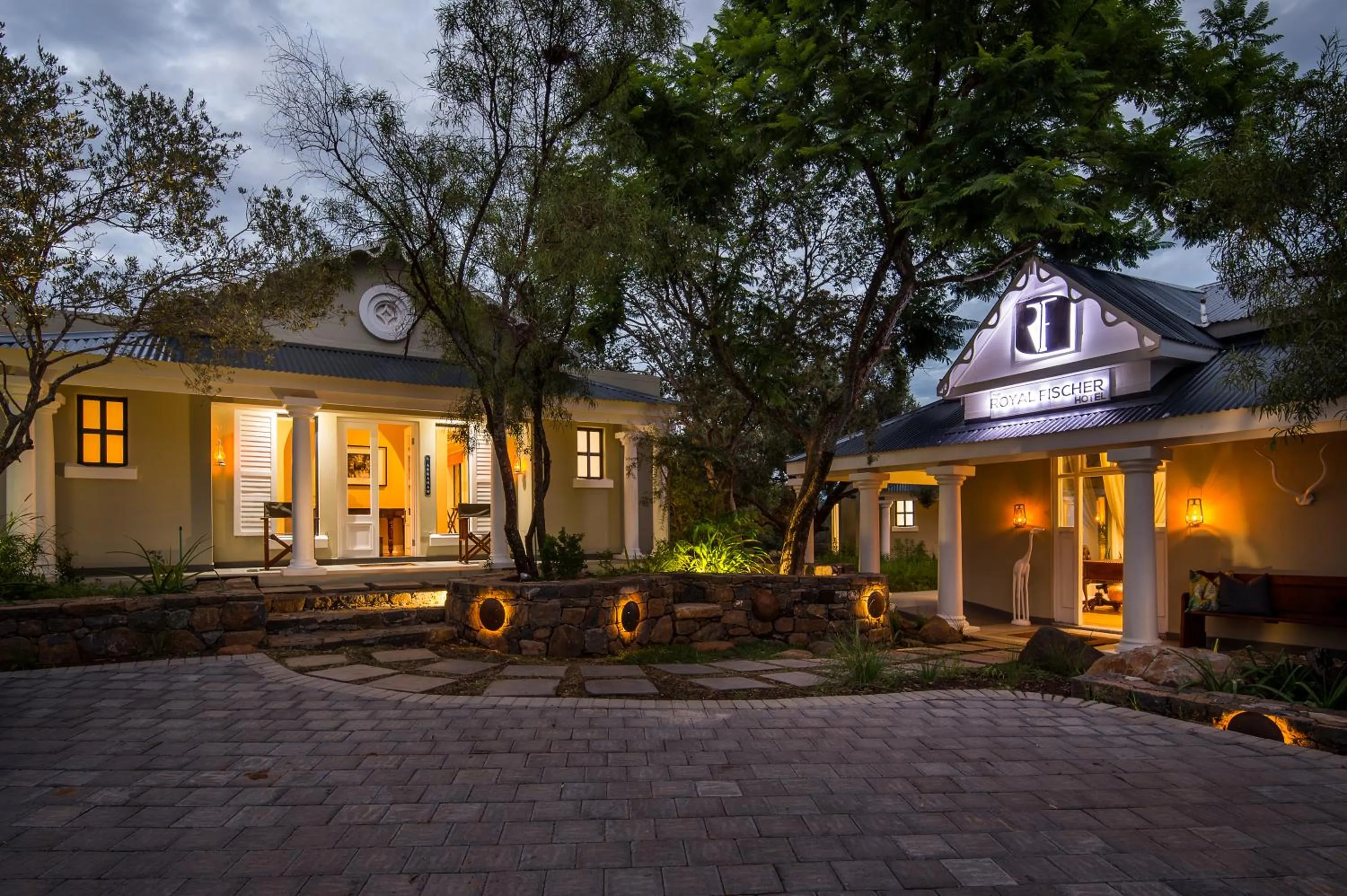 Facade/entrance in The Royal Fischer Hotel