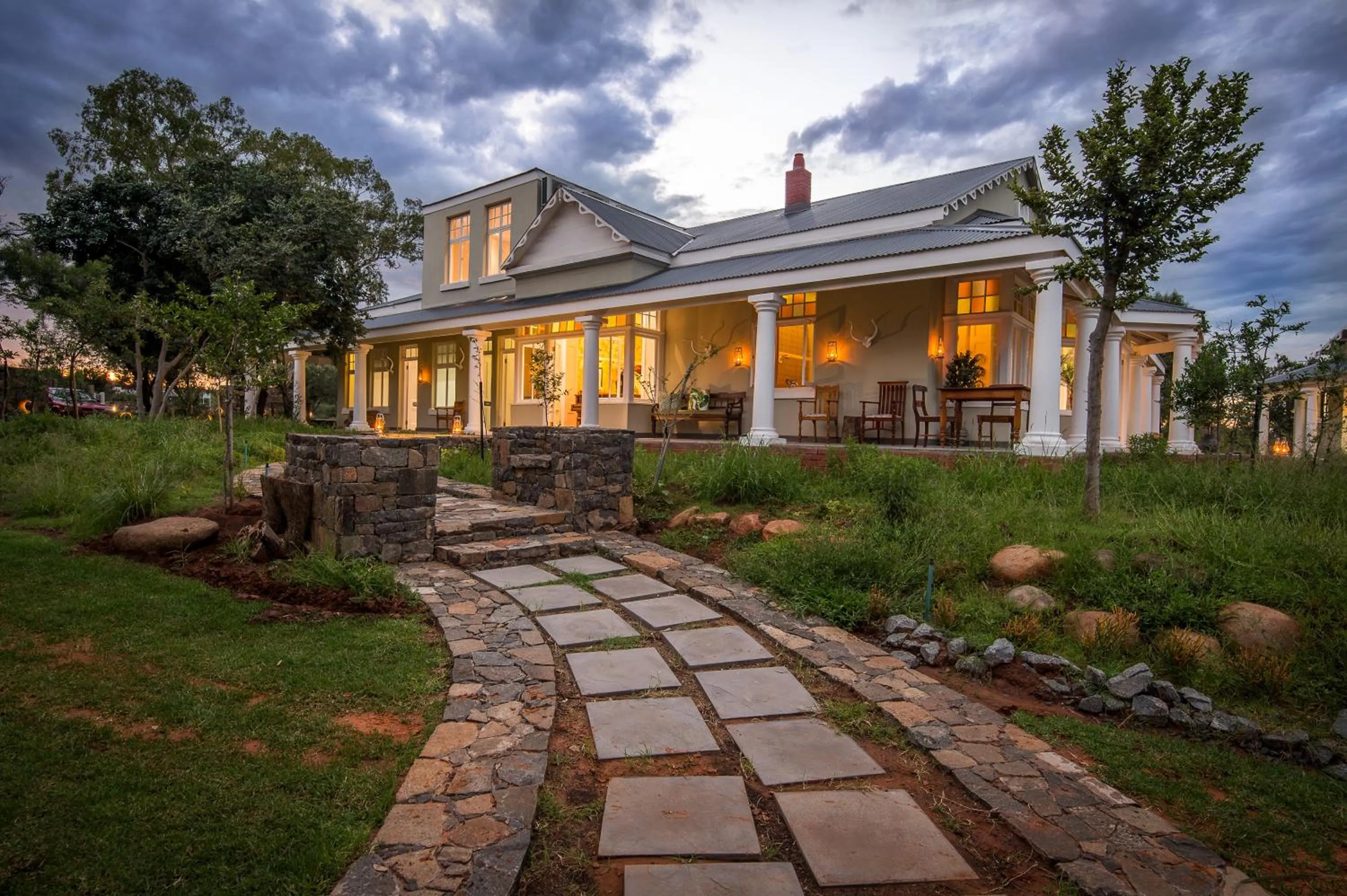Garden in The Royal Fischer Hotel