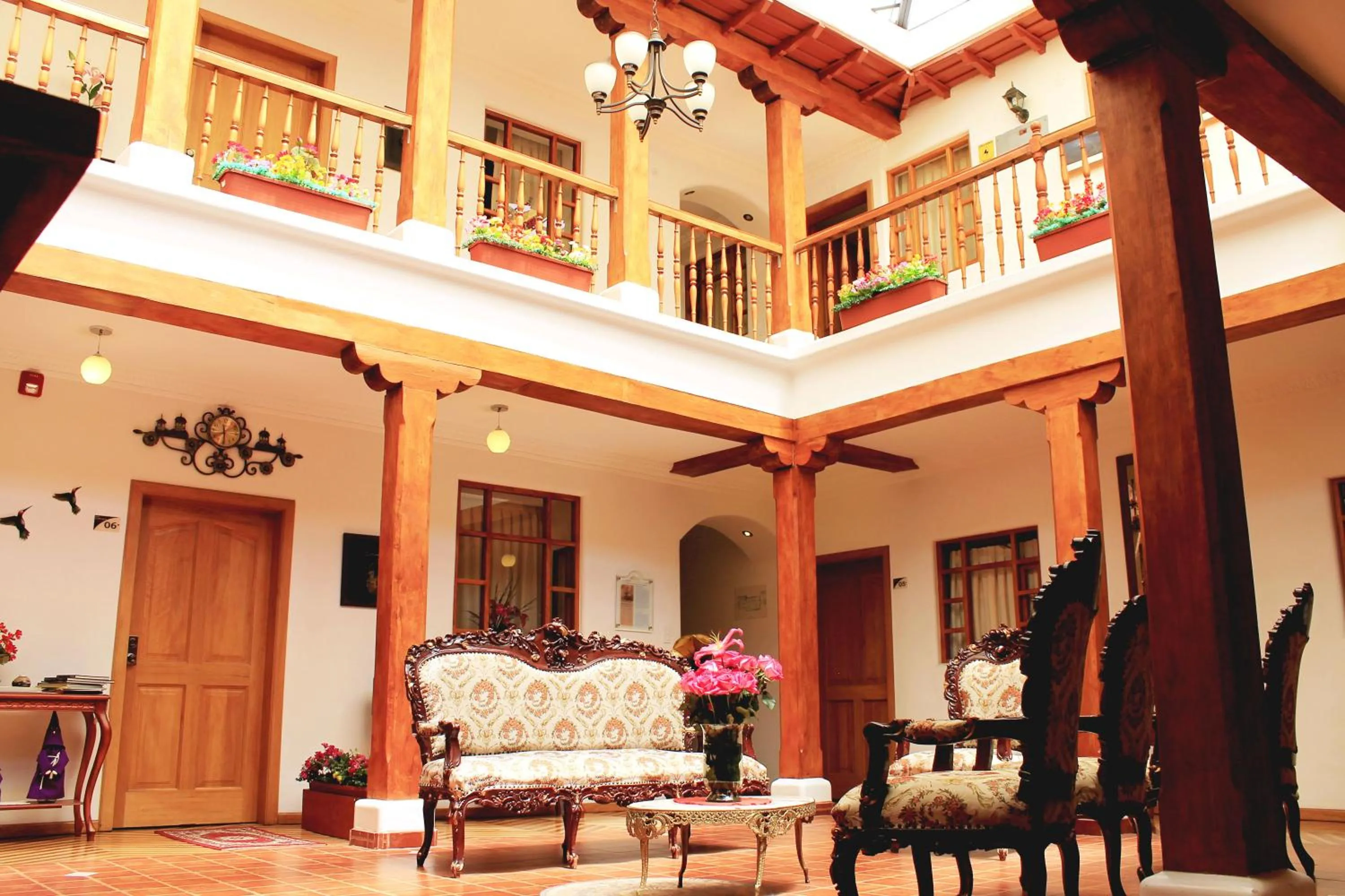 Lobby or reception in Casa Hotel Las Plazas