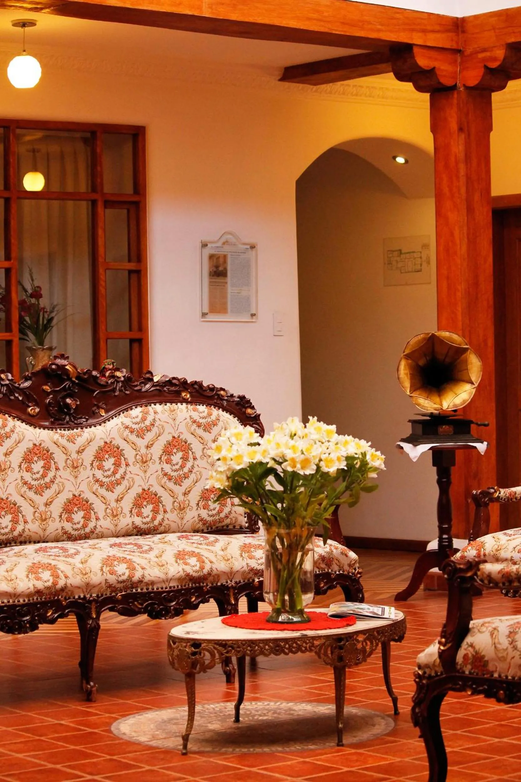 Living room in Casa Hotel Las Plazas