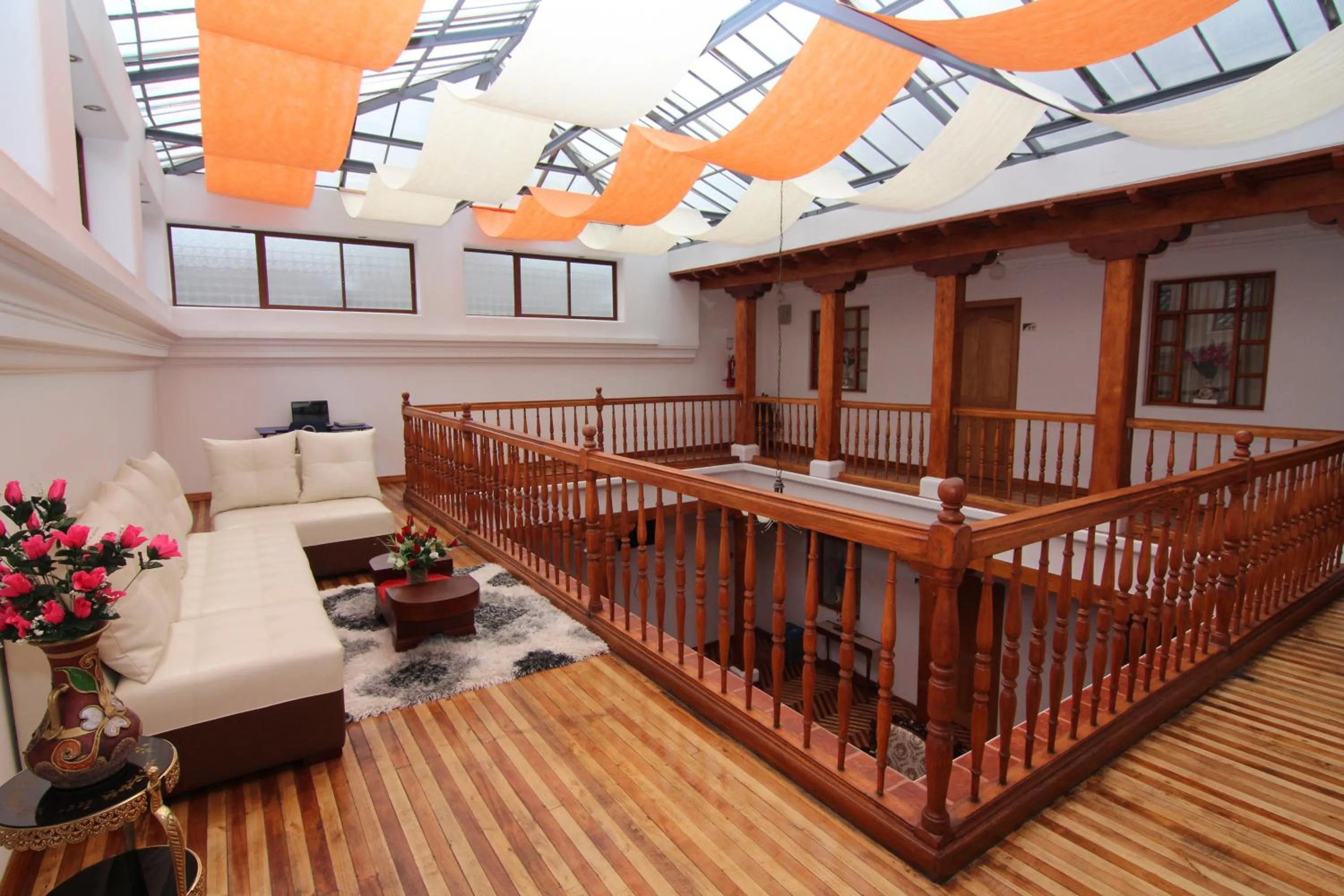 Seating area in Casa Hotel Las Plazas