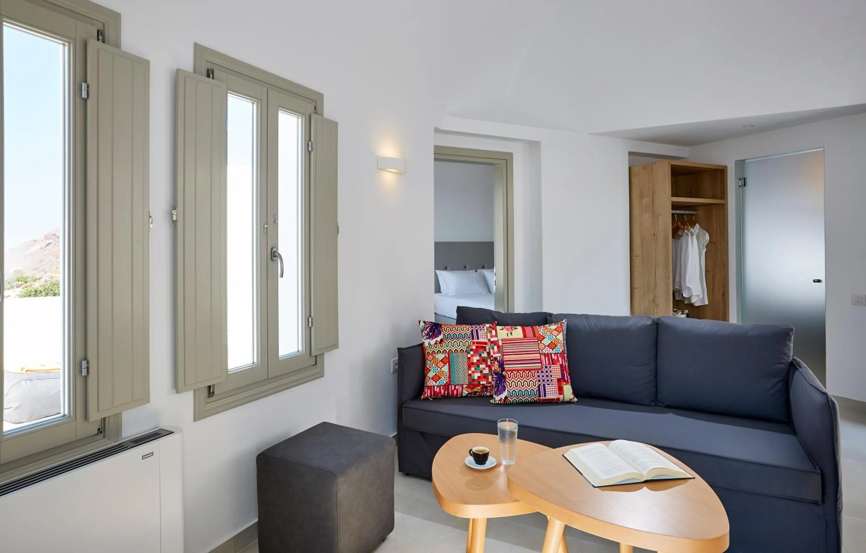 Living room in Aperanto Suites