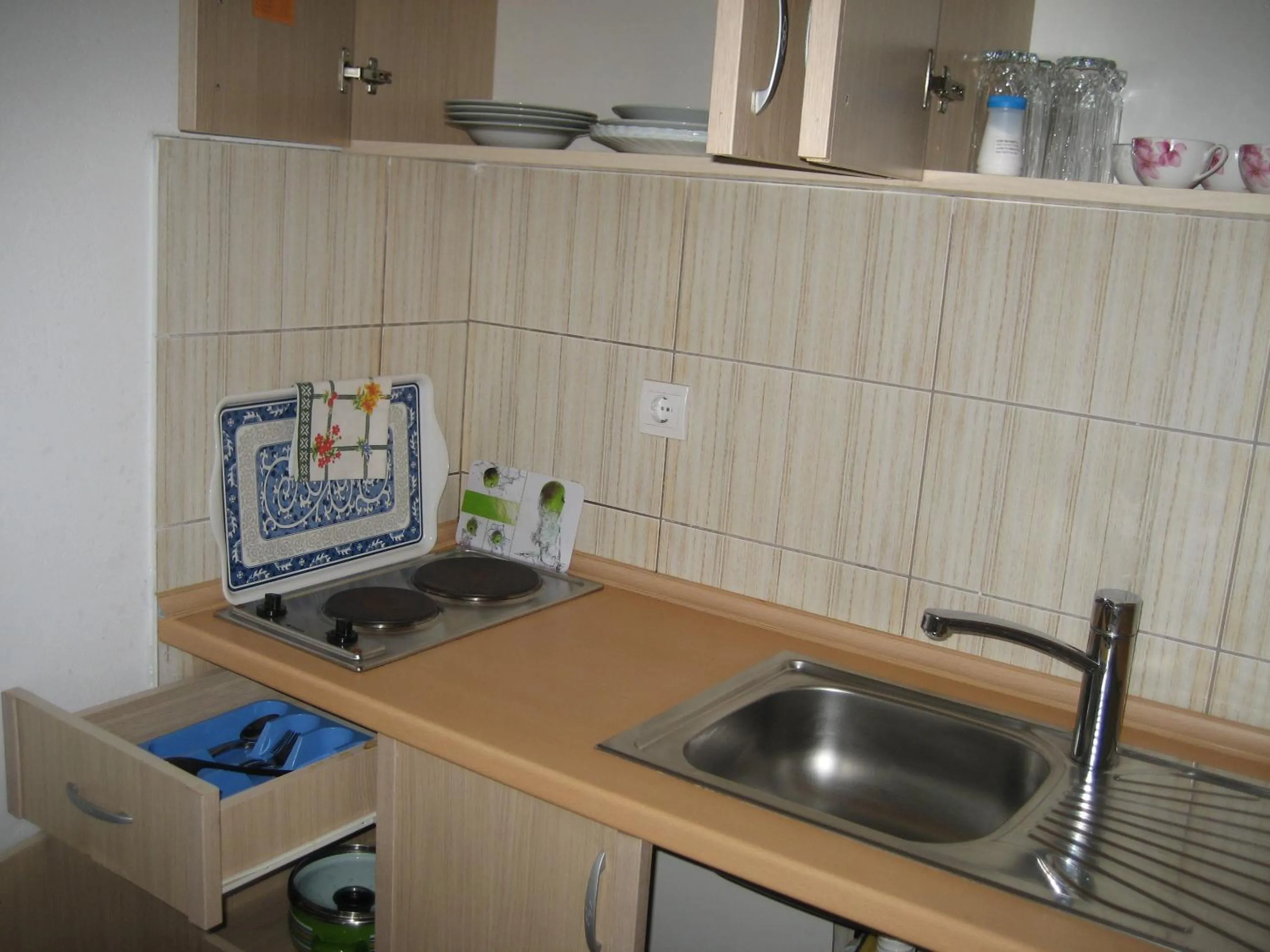 Kitchen or kitchenette in Guest House Vila Mimoza