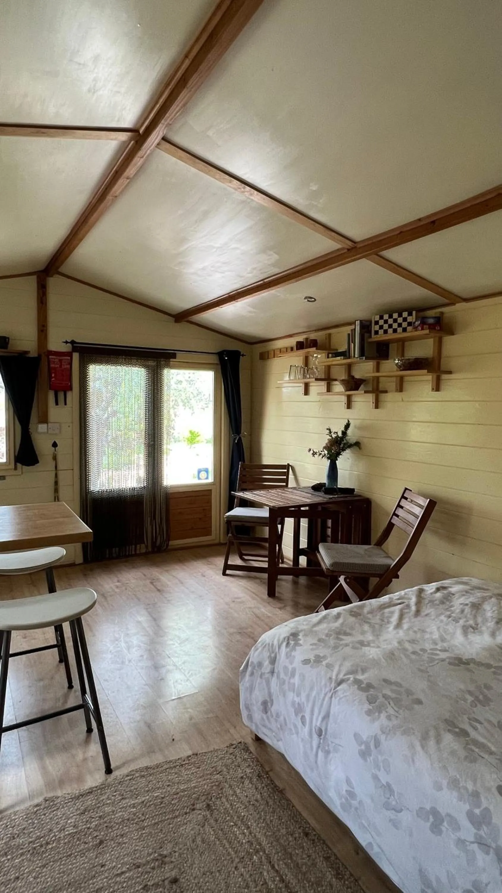 Dining area, Bed in Finca Florecer
