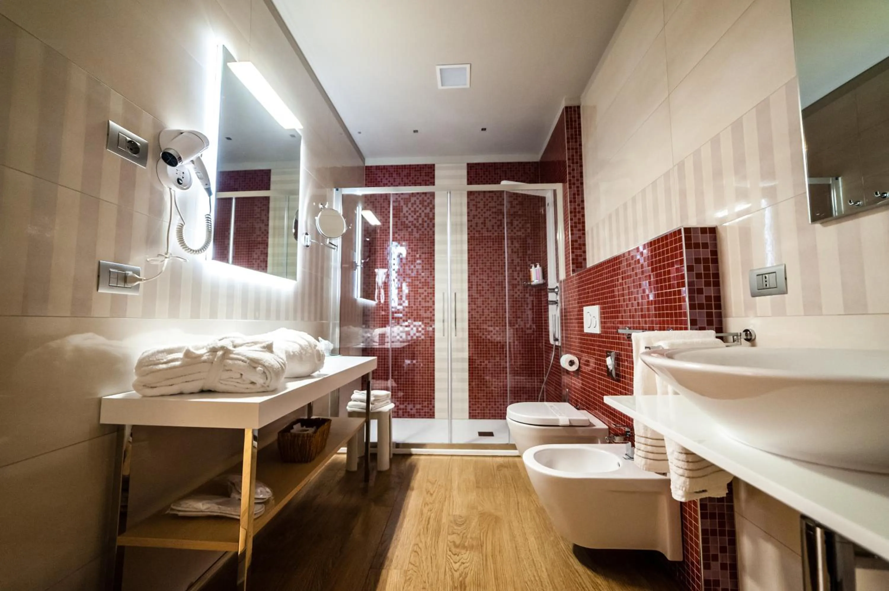 Shower in Hotel Terre Dei Salici