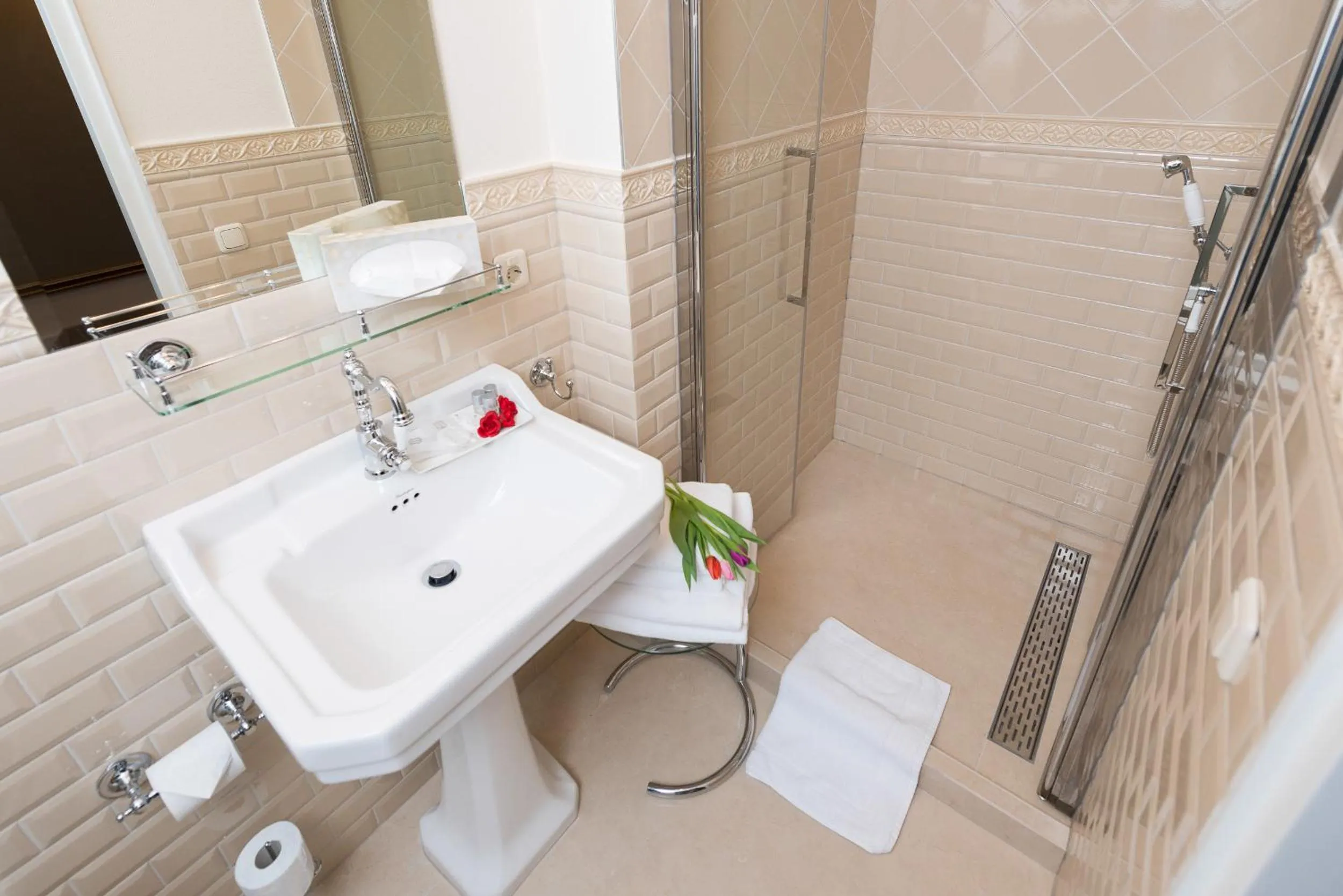 Shower in Keizershouse Amsterdam