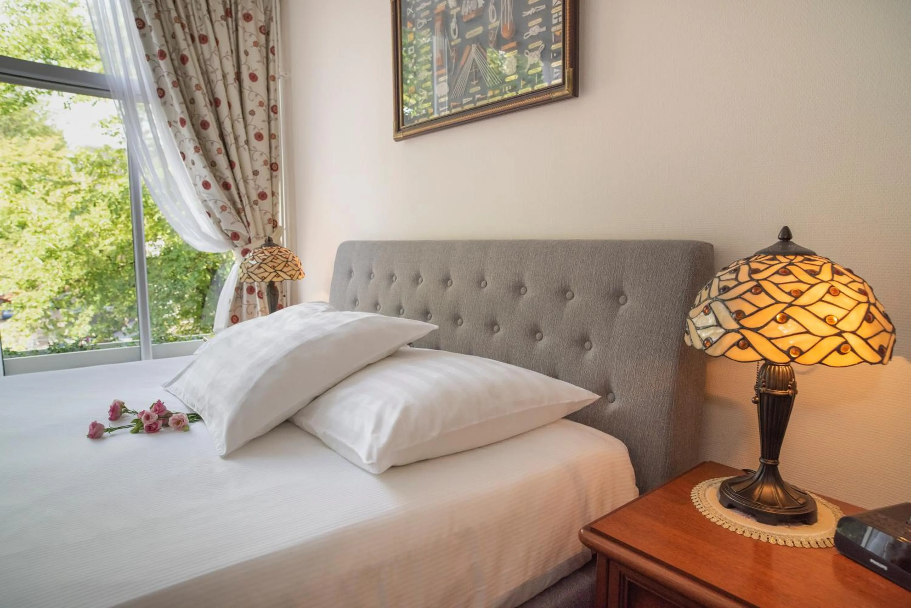 Bed in Keizershouse Amsterdam