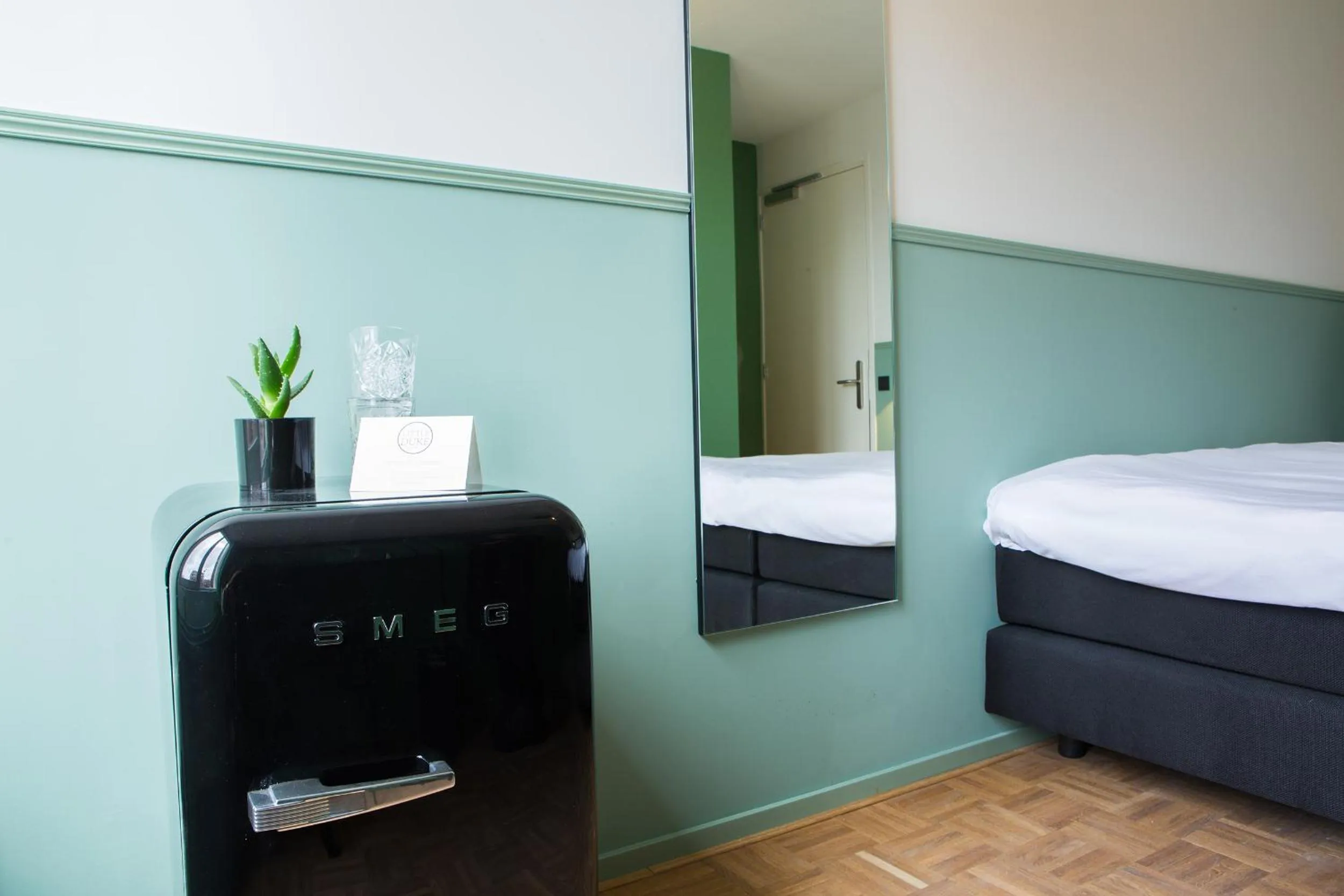 Decorative detail, Bed in Little Duke Hotel