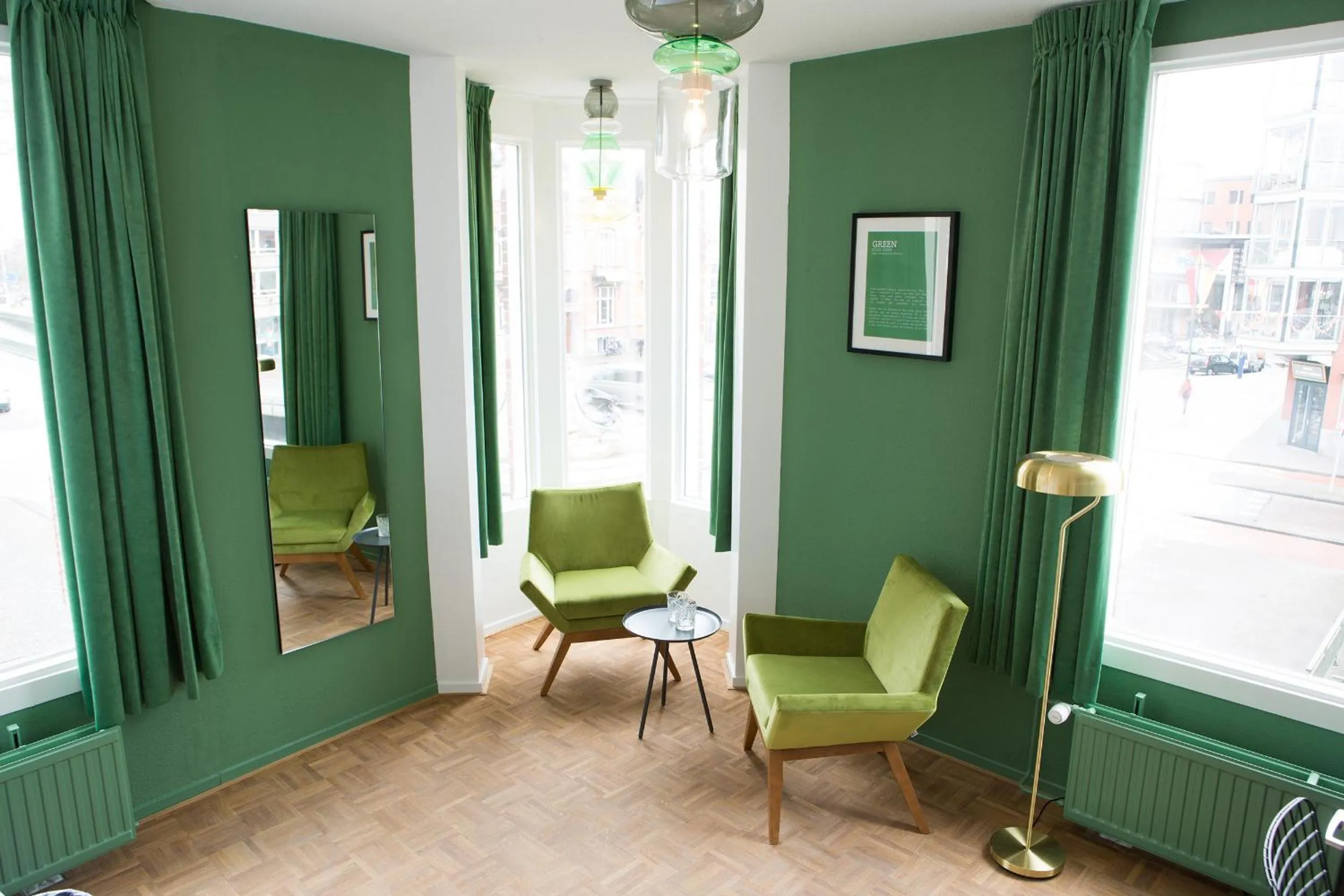 Seating area in Little Duke Hotel