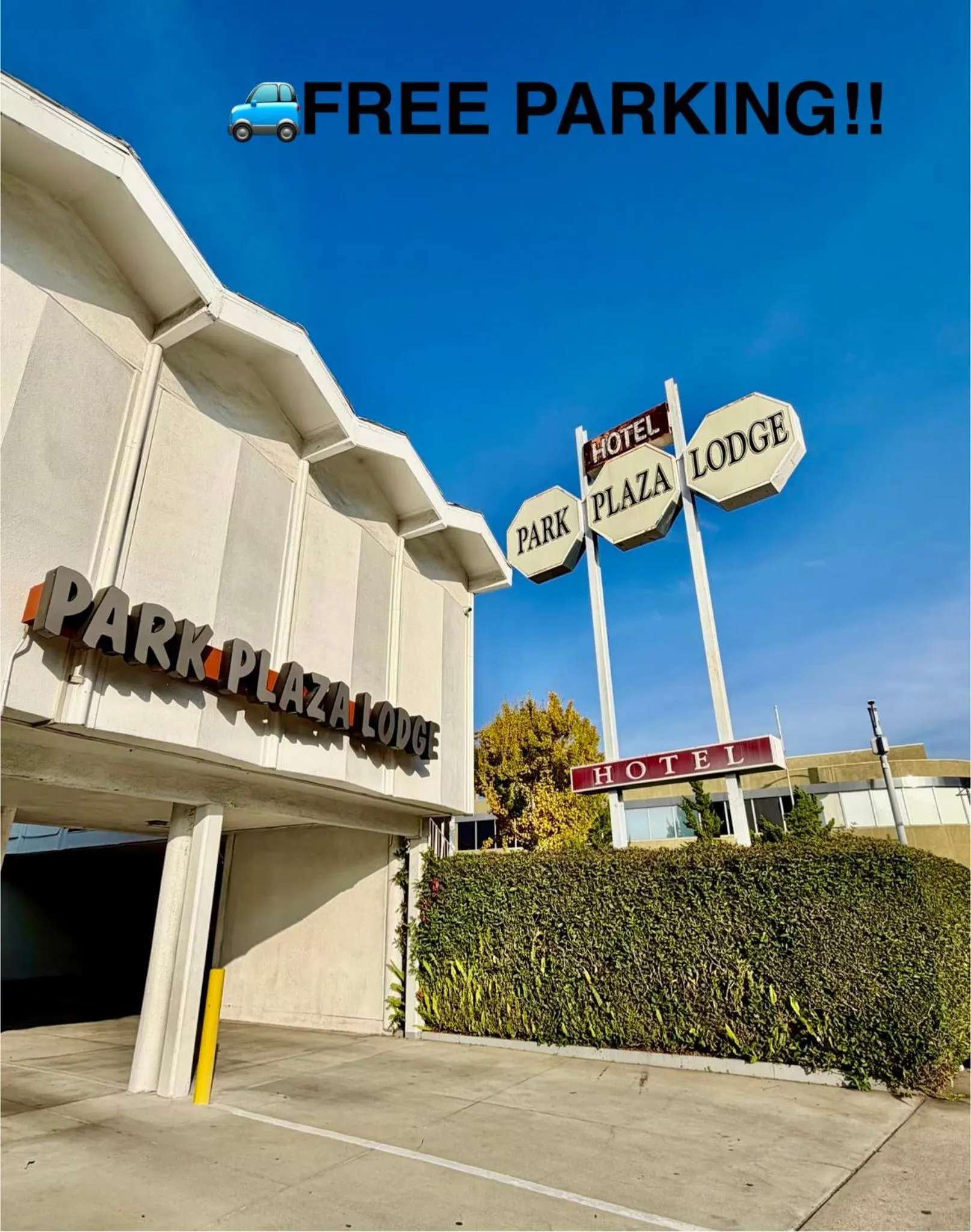 Property logo or sign in Park Plaza Lodge