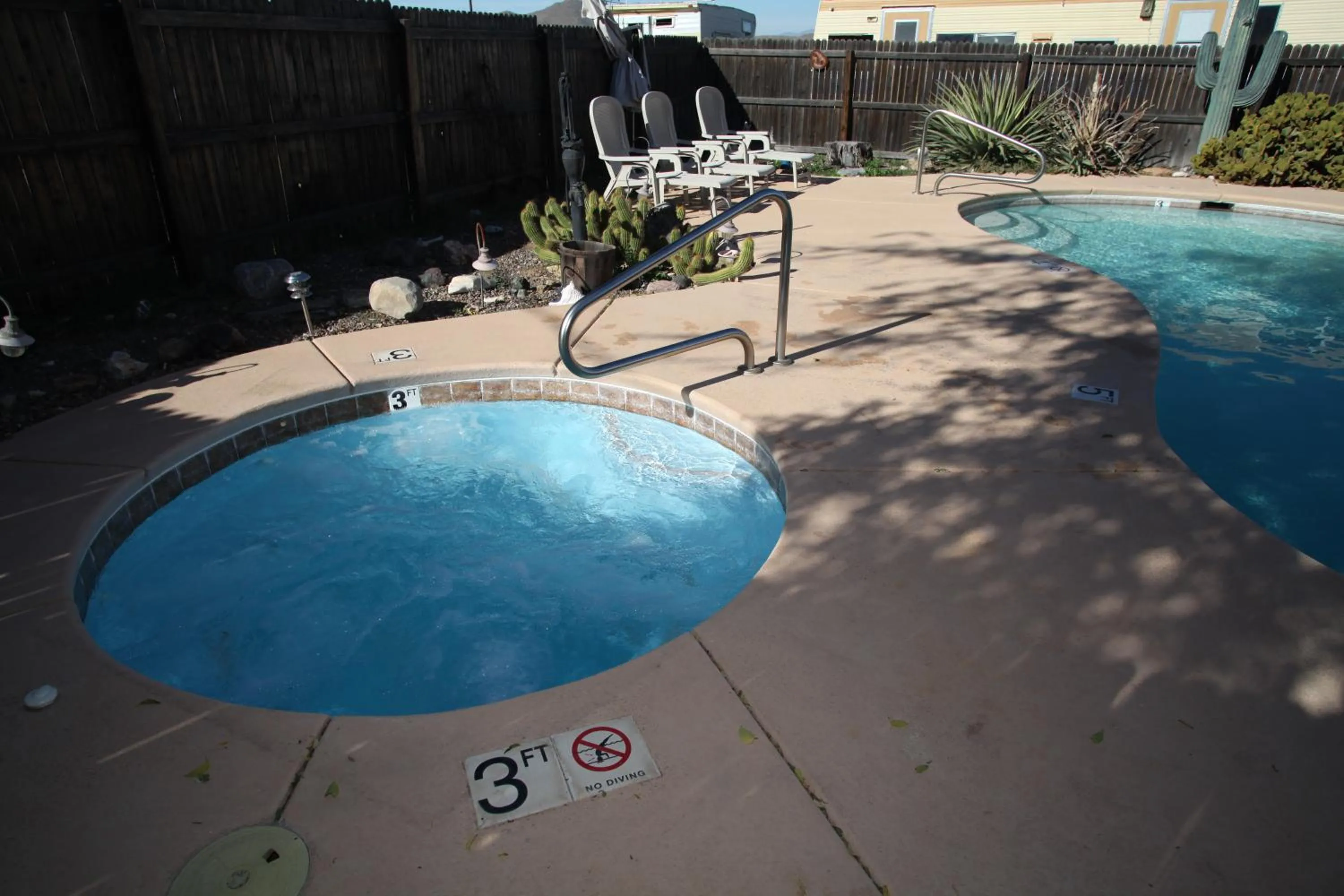 Hot Tub in Tombstone Bordello Bed & Breakfast