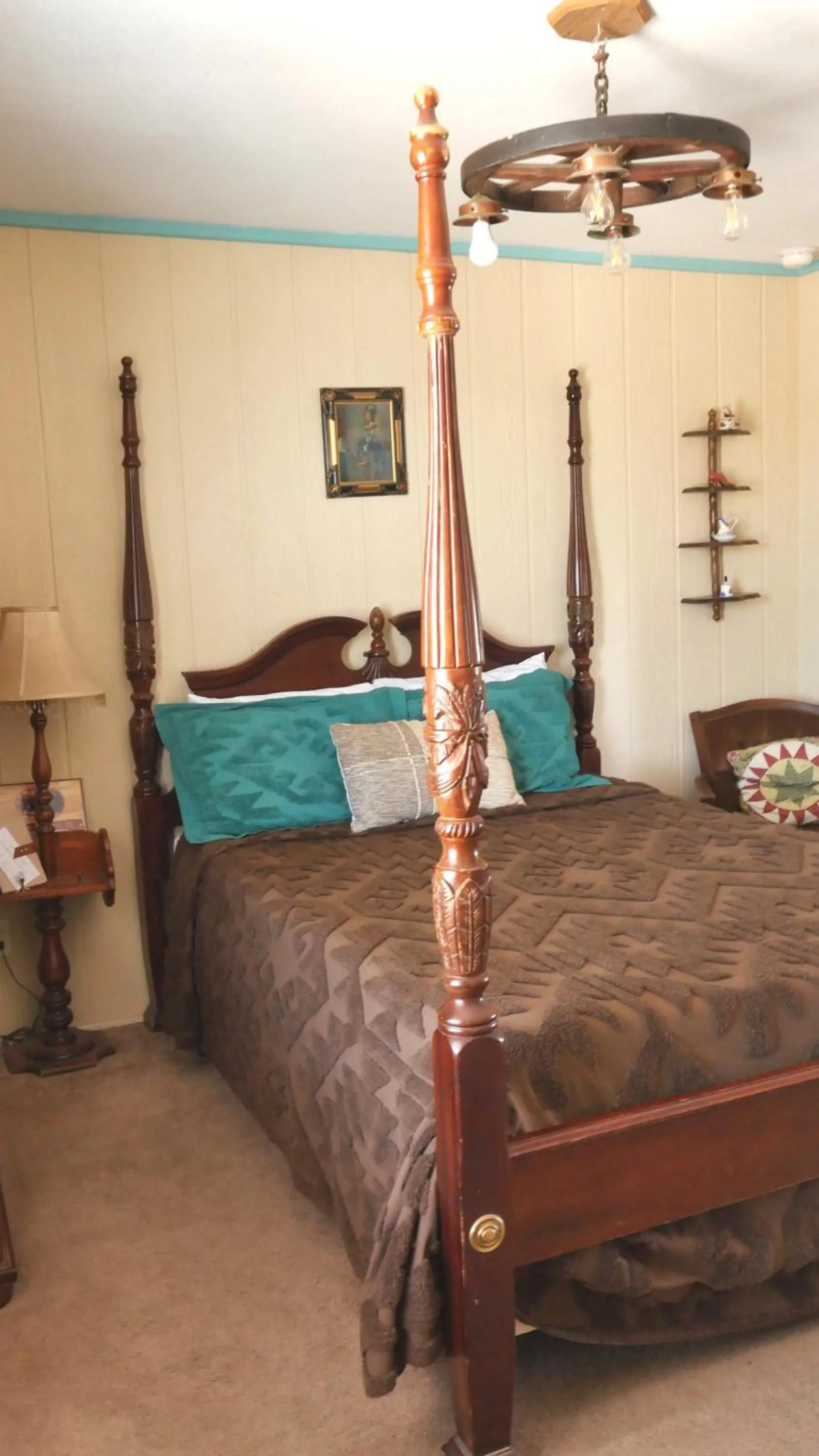 Bed in Tombstone Bordello Bed & Breakfast