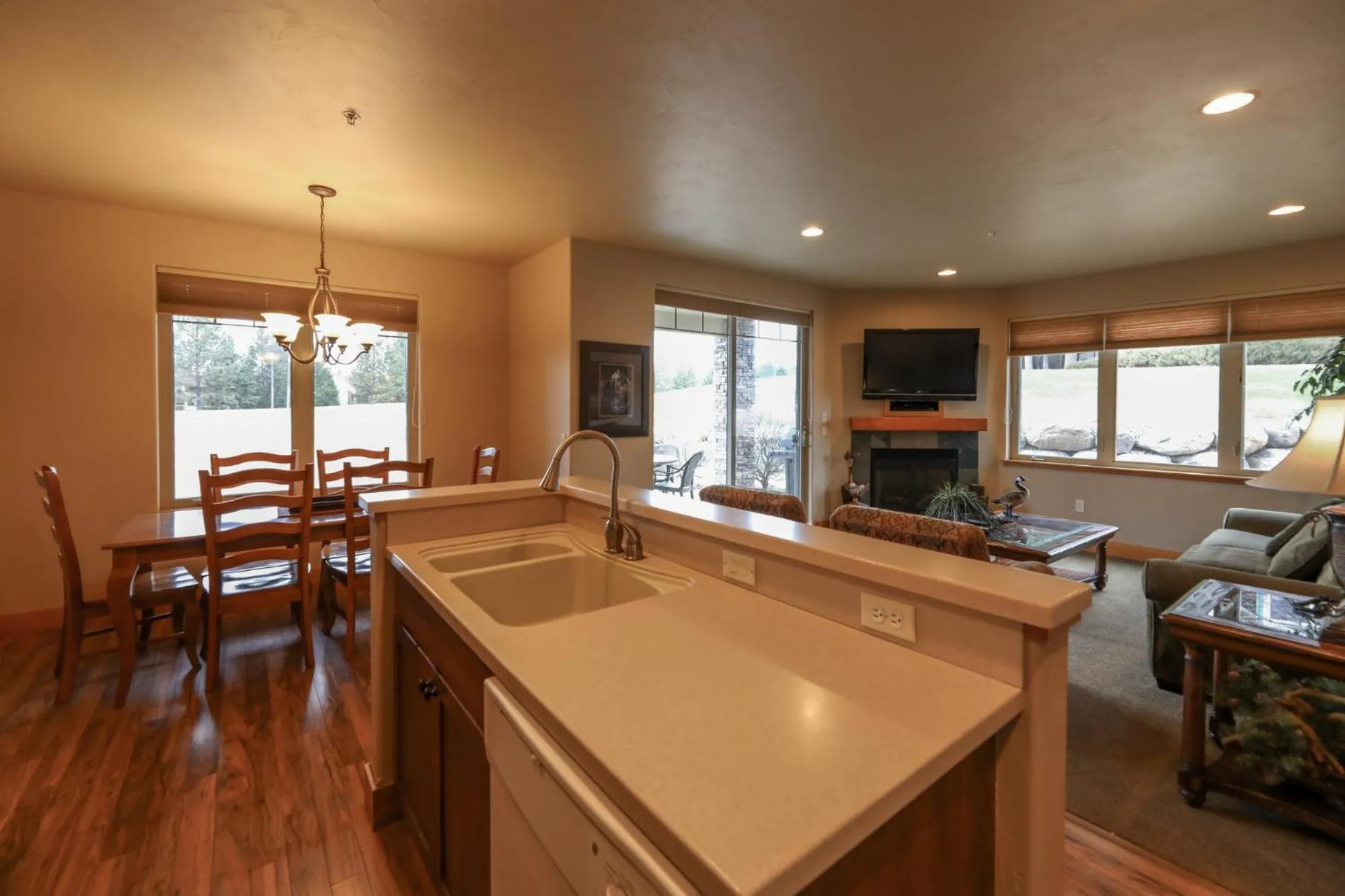 Living room in Meadow Lake Resort & Condos
