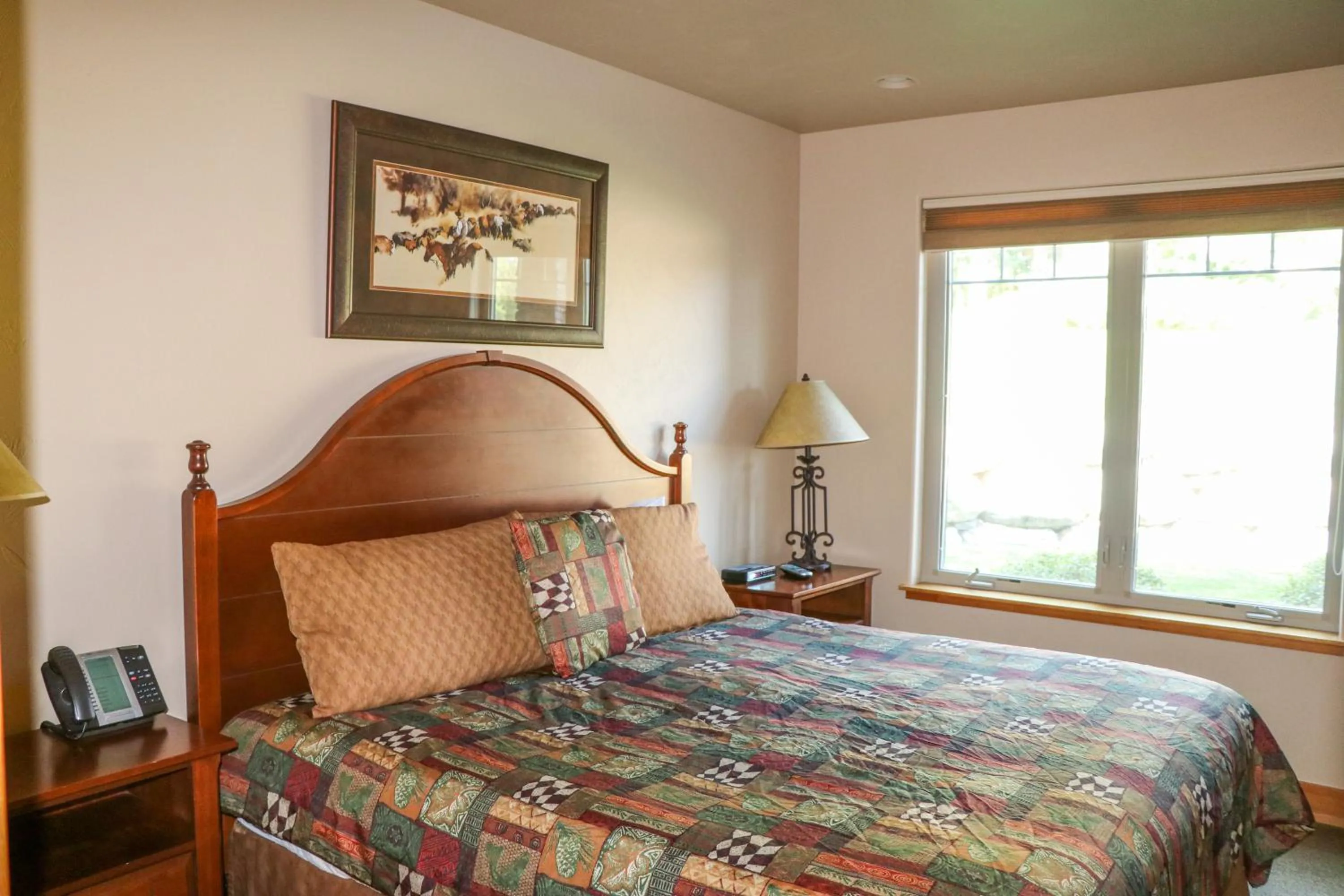 Bed in Meadow Lake Resort & Condos