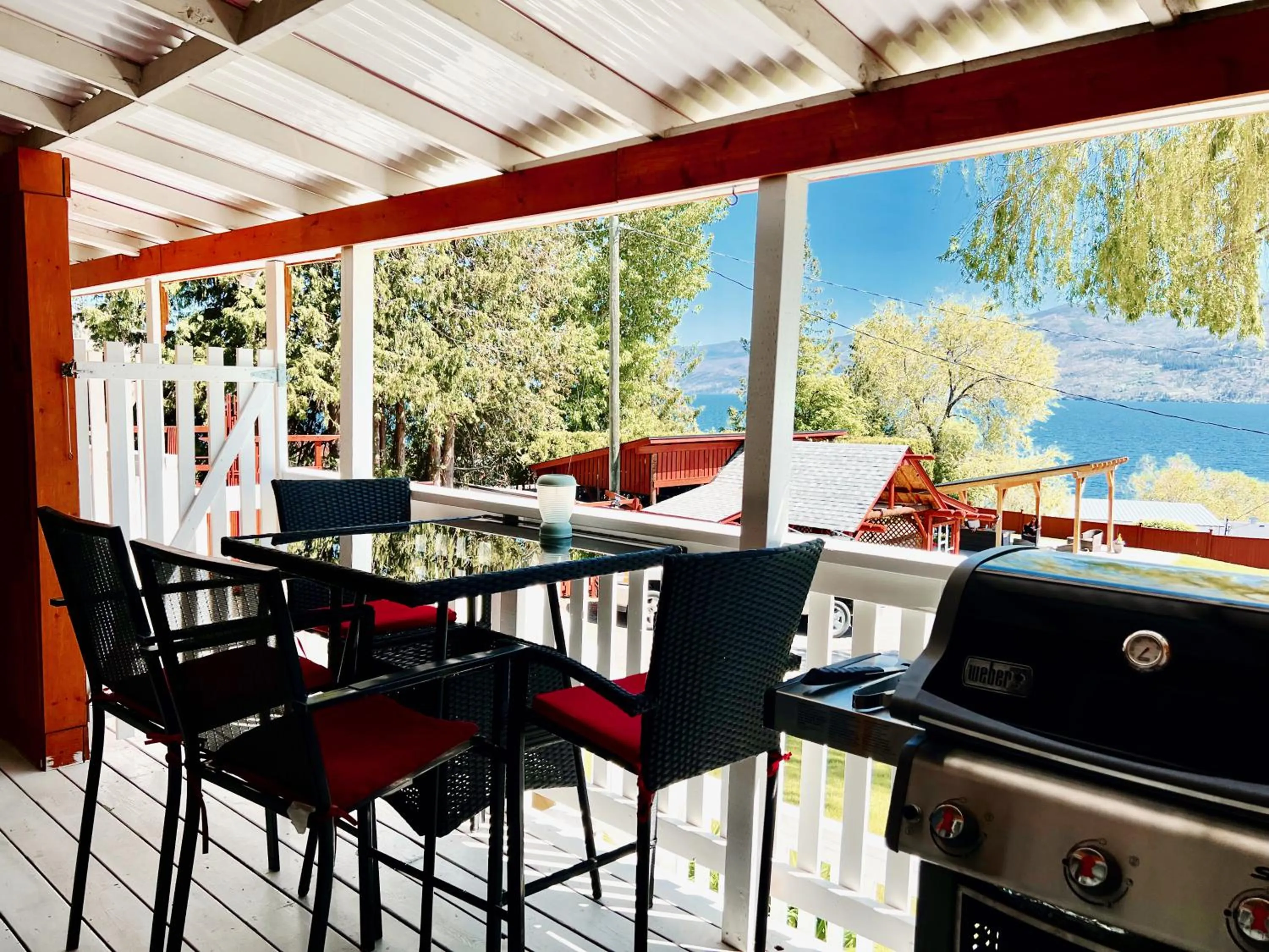 Patio in Peachland Beach Resort