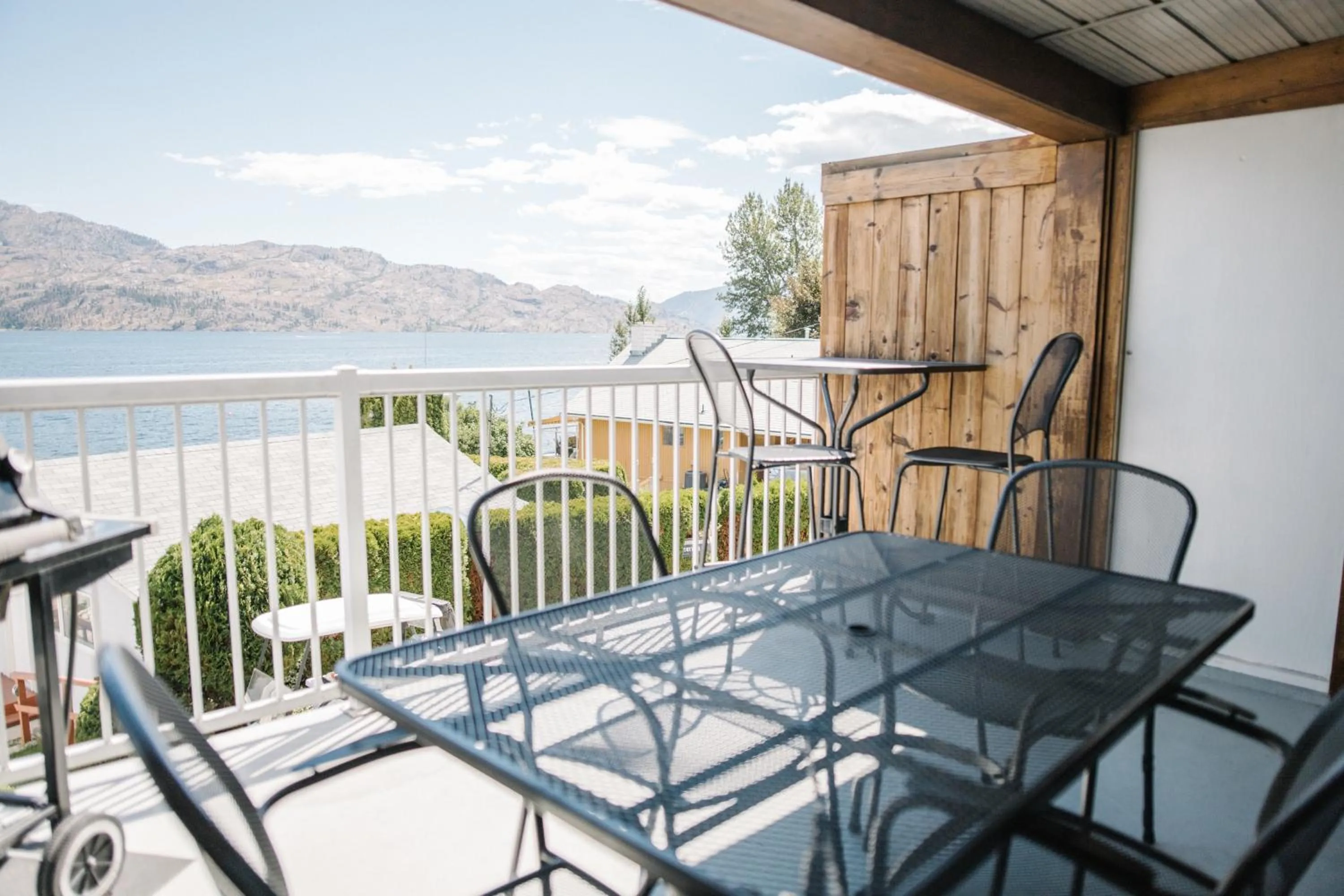 Patio in Peachland Beach Resort