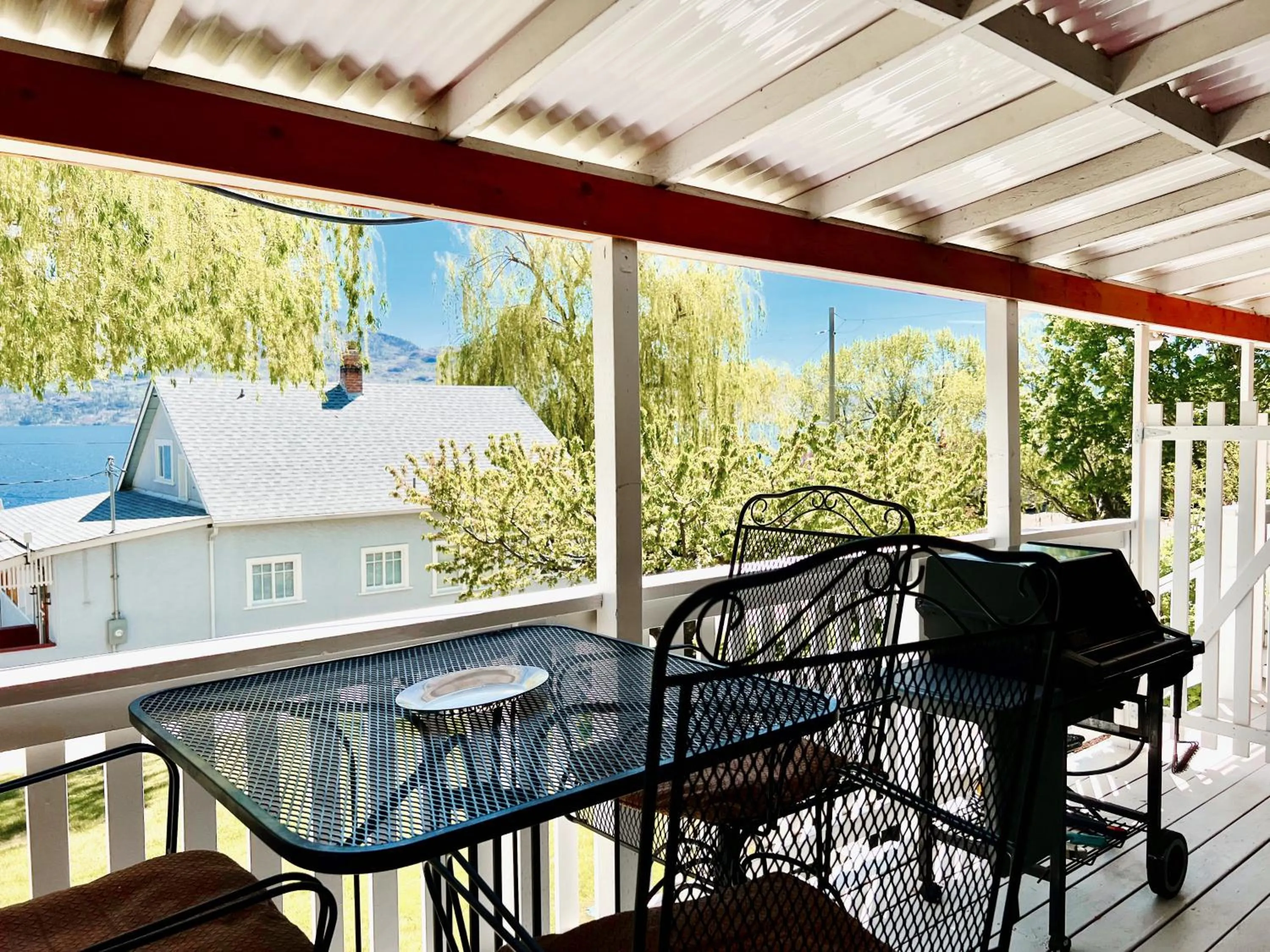 Patio in Peachland Beach Resort