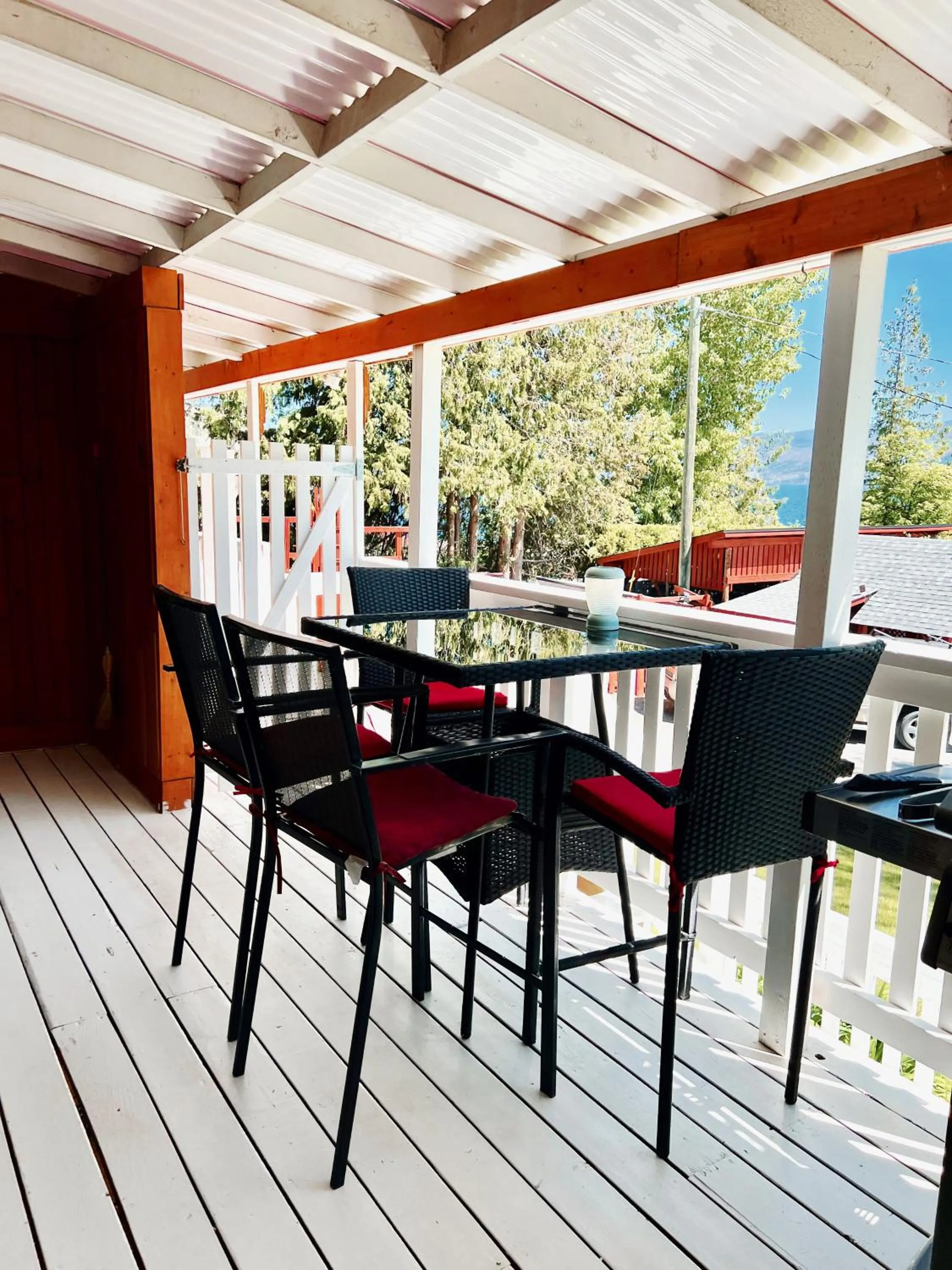 Patio in Peachland Beach Resort