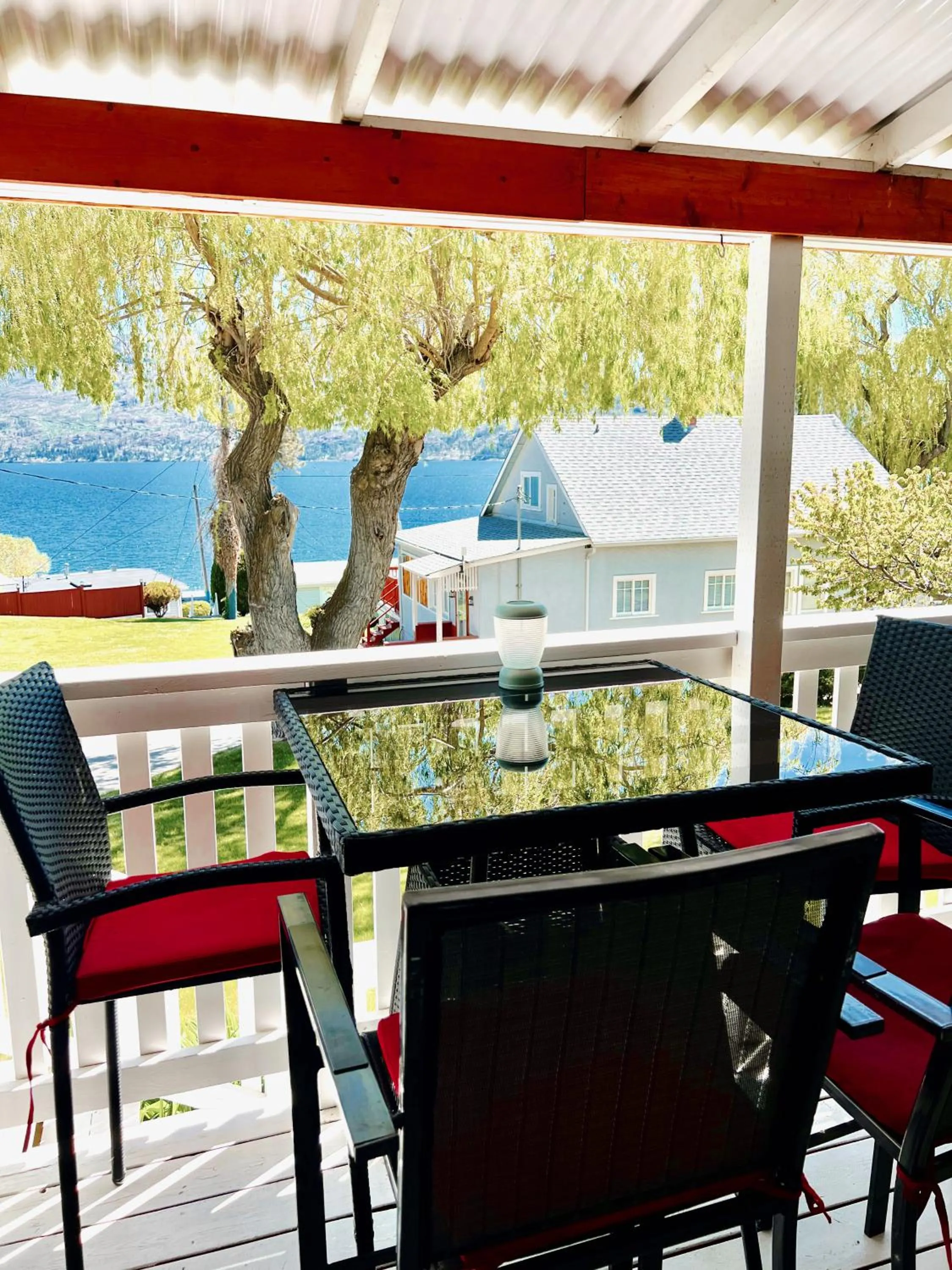 Patio in Peachland Beach Resort