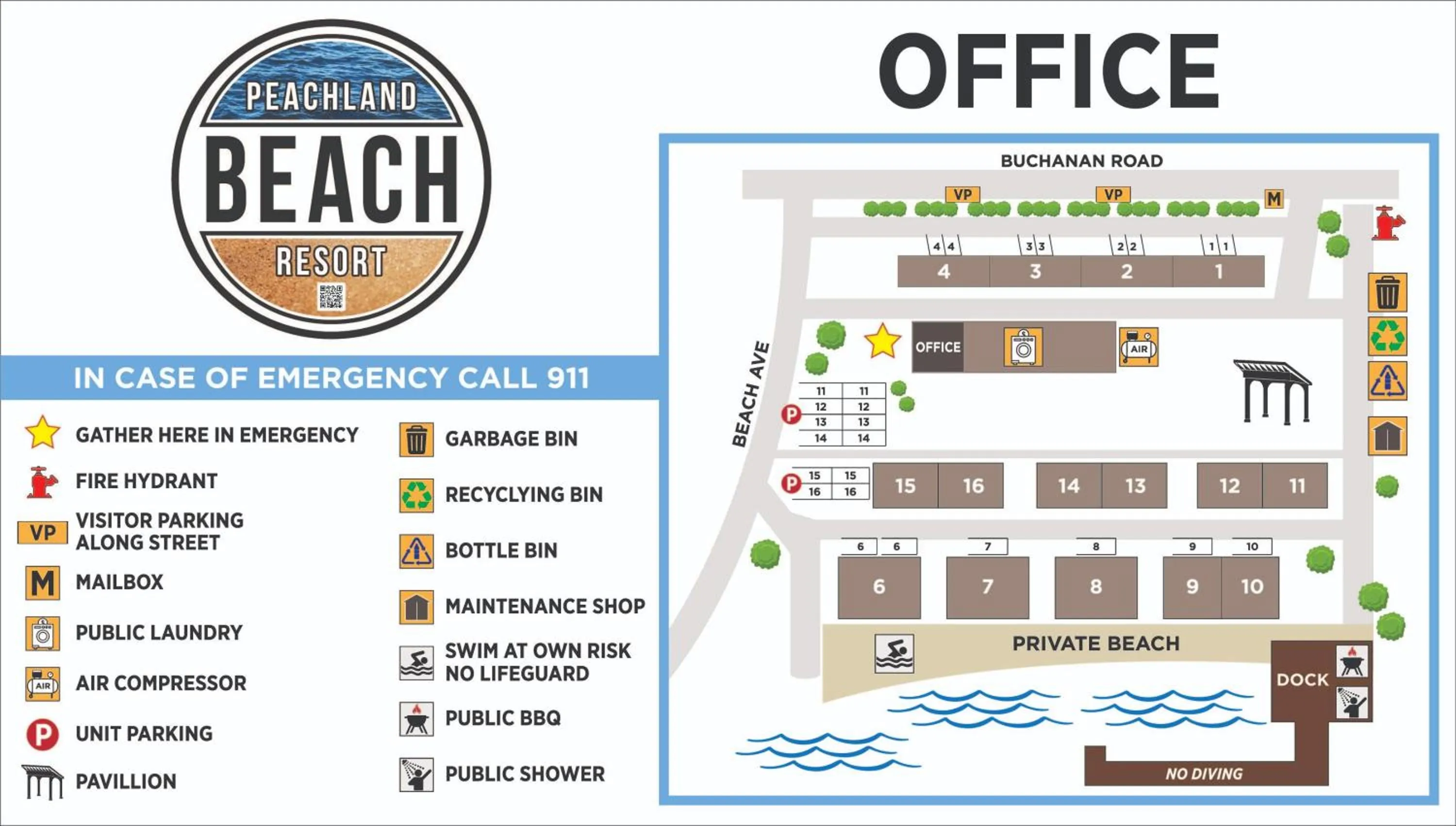 Property building in Peachland Beach Resort