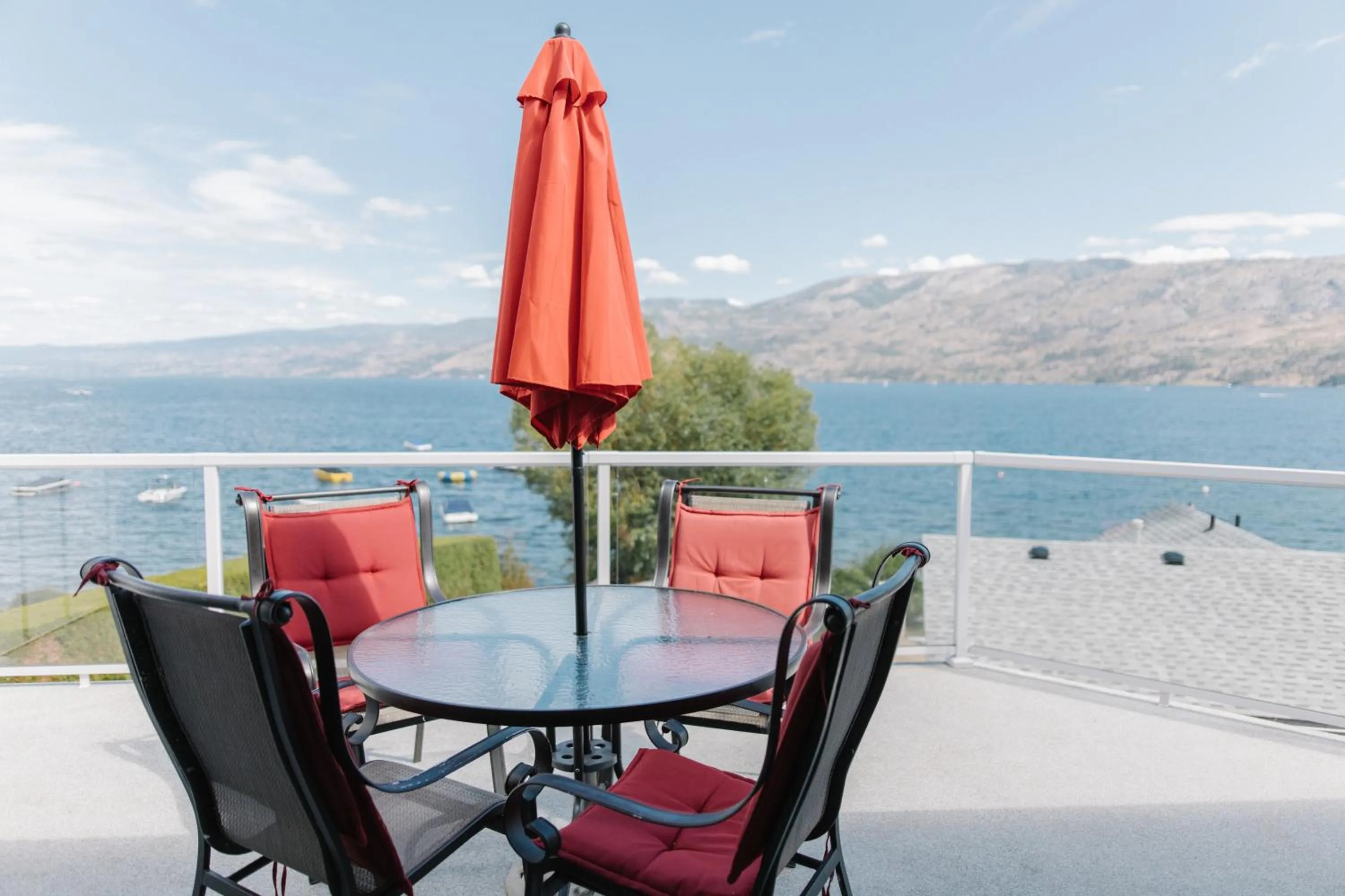 Patio in Peachland Beach Resort