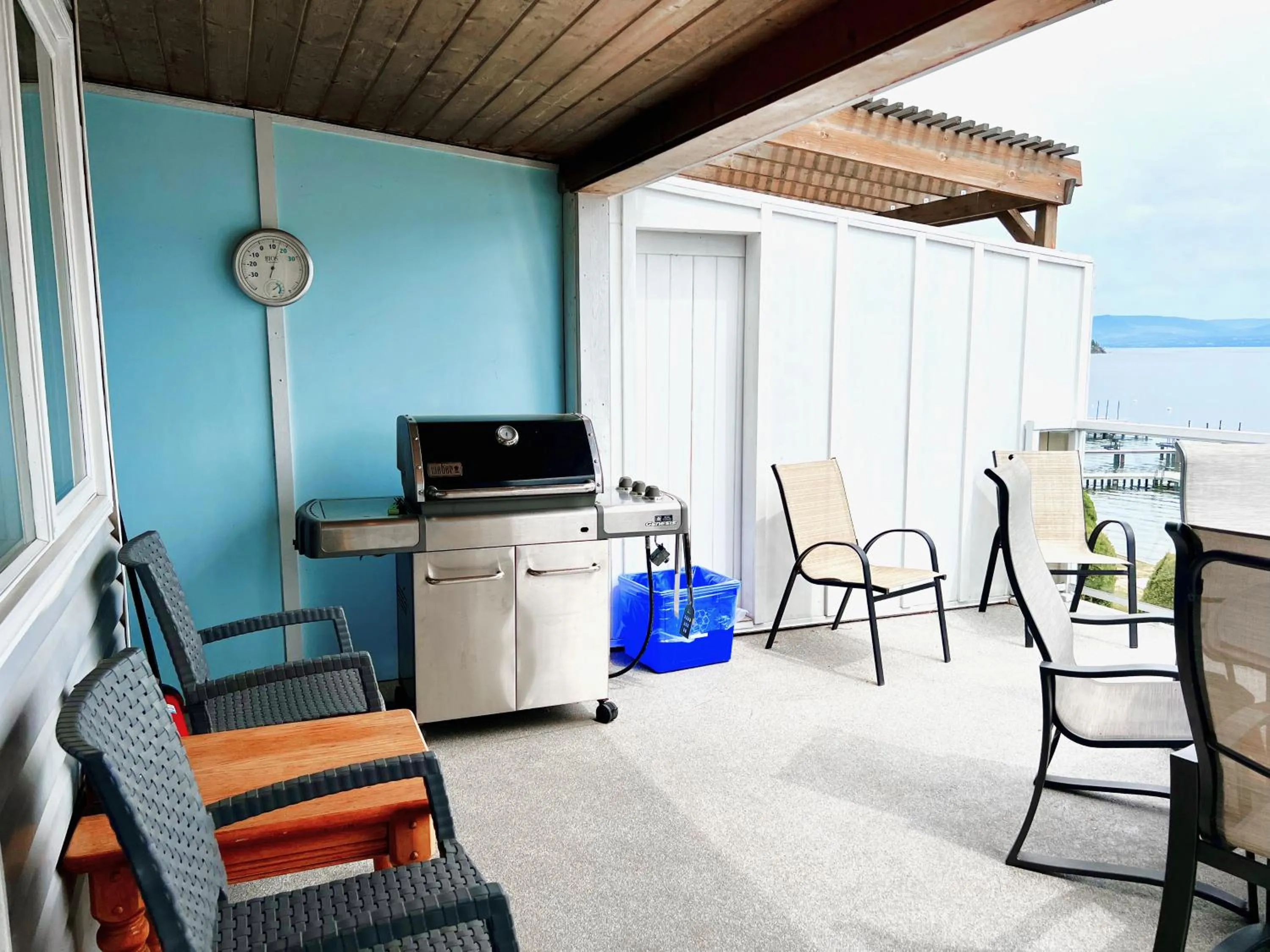 Patio in Peachland Beach Resort