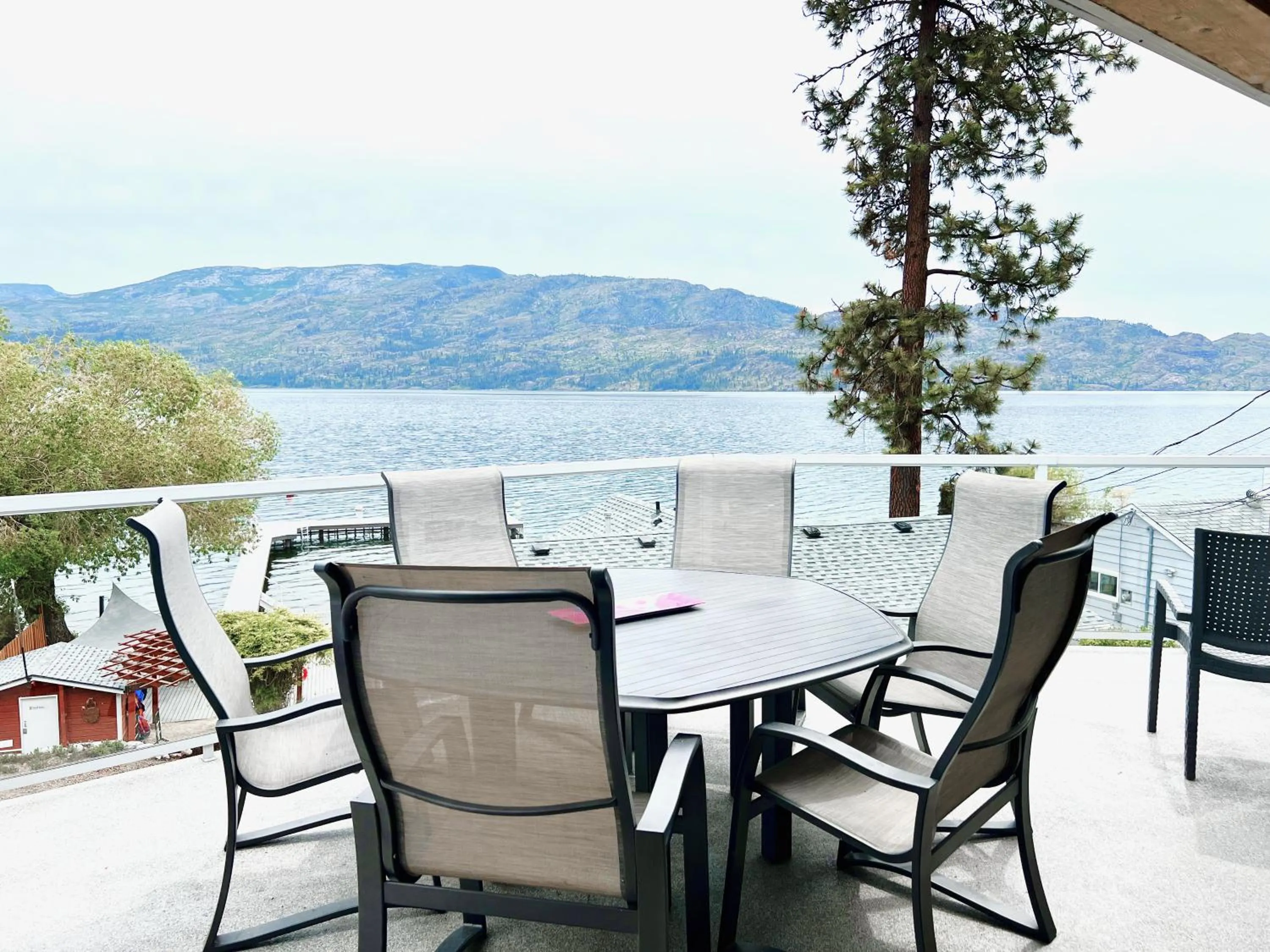 Patio in Peachland Beach Resort