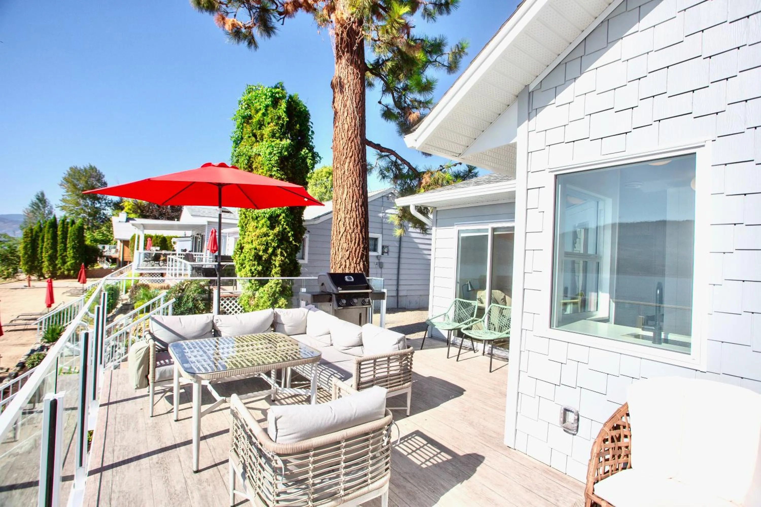 Patio in Peachland Beach Resort