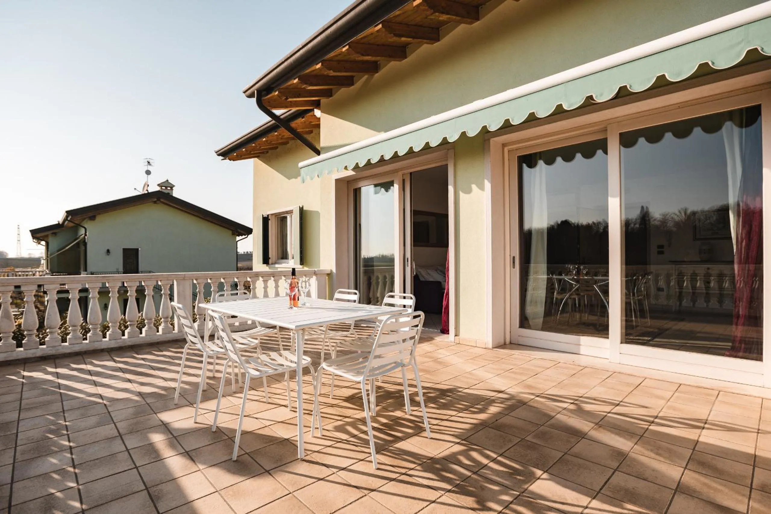Balcony/Terrace in Residenza Pastrengo