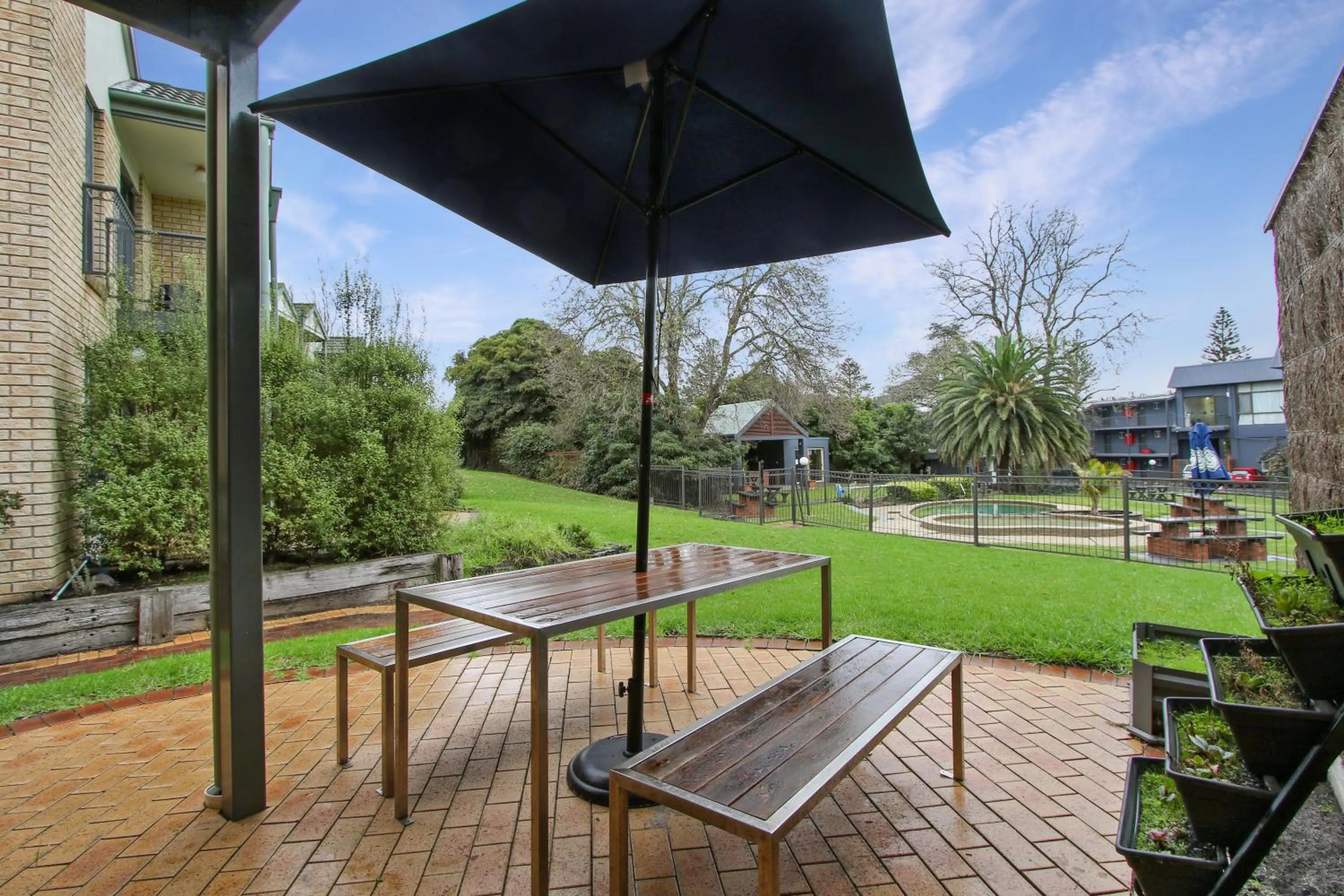 Patio in North Pier Hotel
