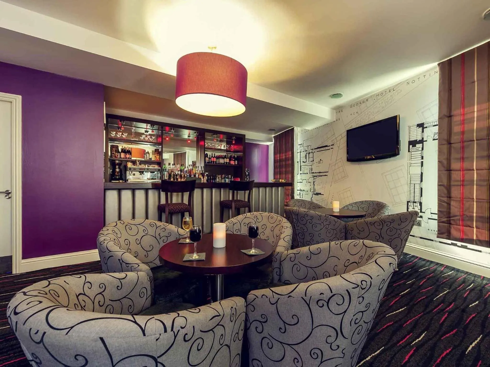 Restaurant/places to eat in Mercure Nottingham City Centre Hotel