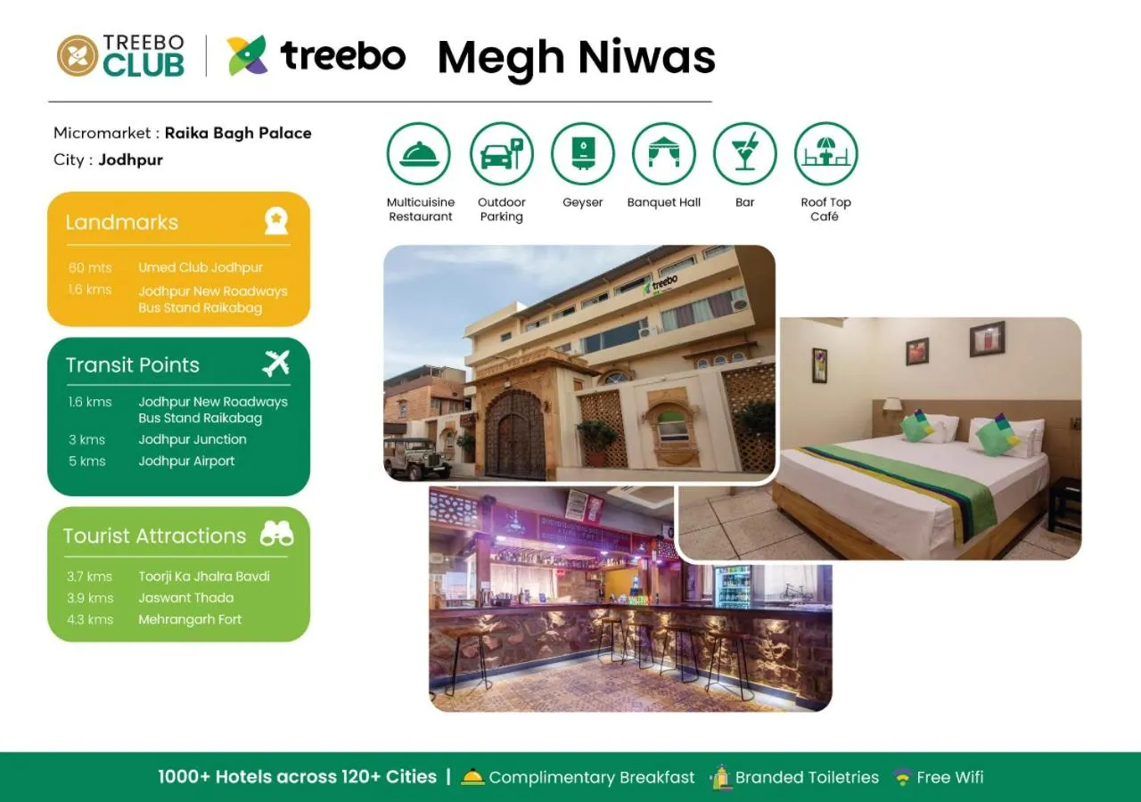 Treebo Megh Niwas, 2 Km From Umaid Bhawan Palace