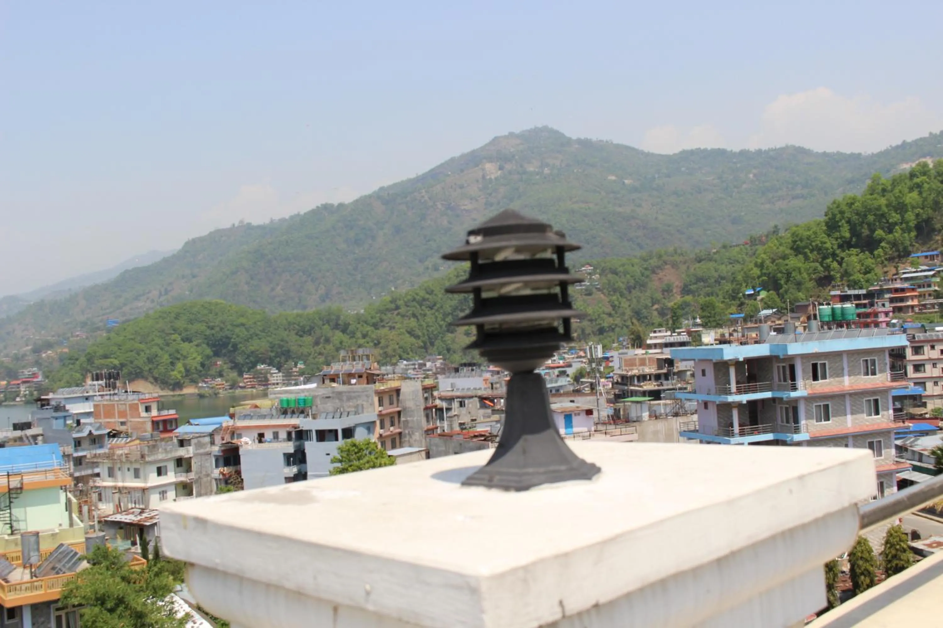 Mountain view in Tuki Resort Pokhara