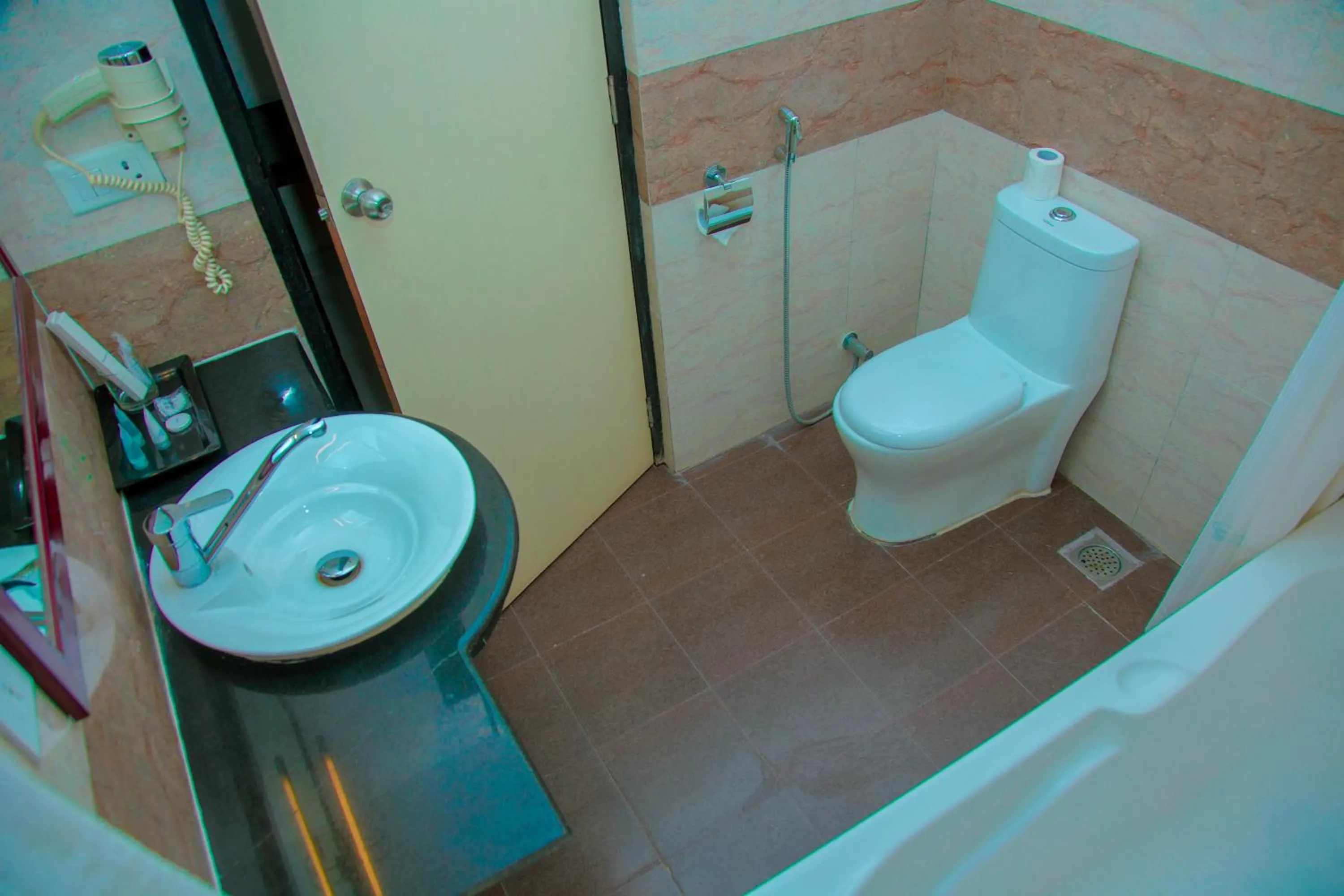 Toilet in Tuki Resort Pokhara