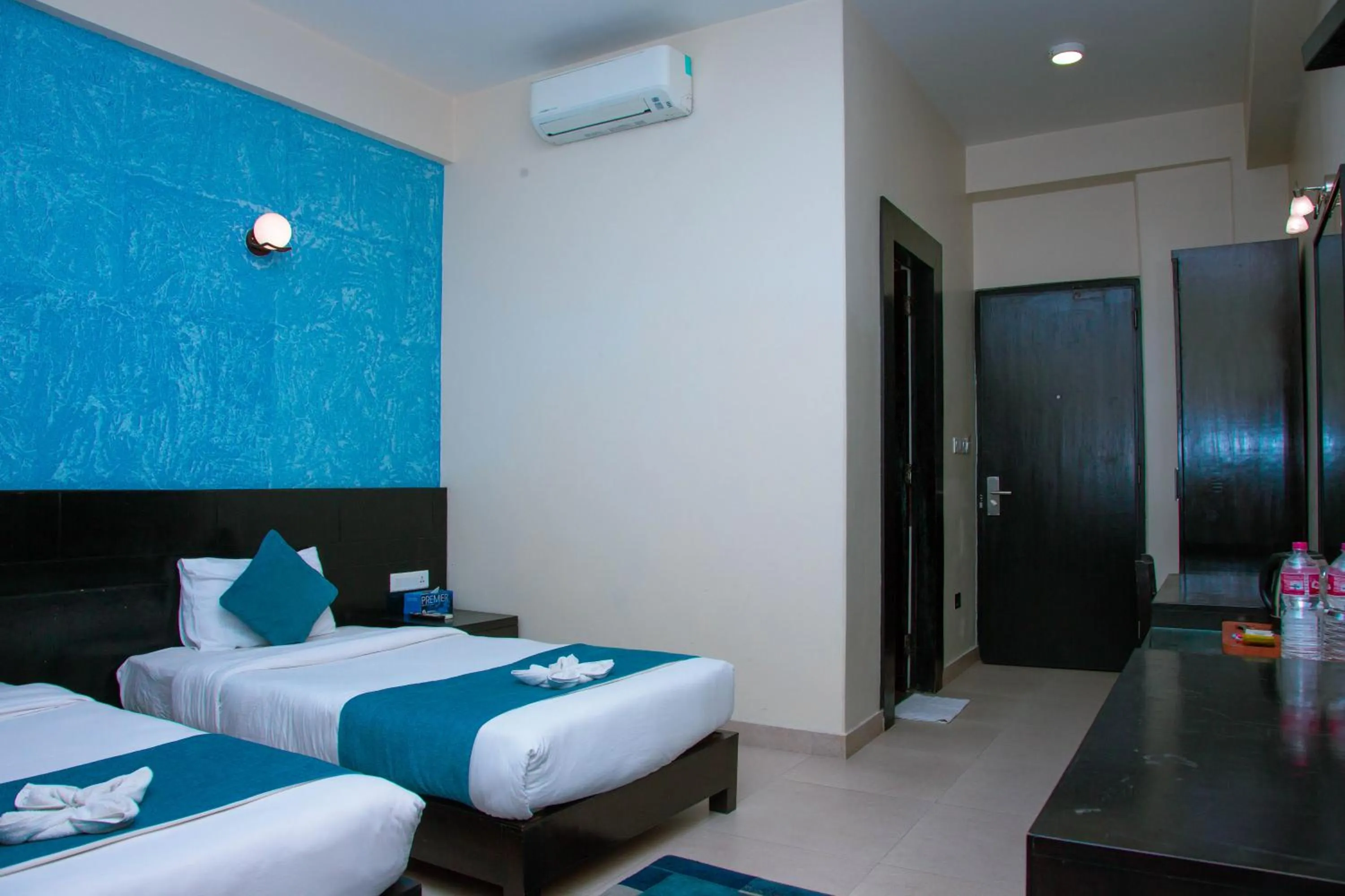 Bed in Tuki Resort Pokhara