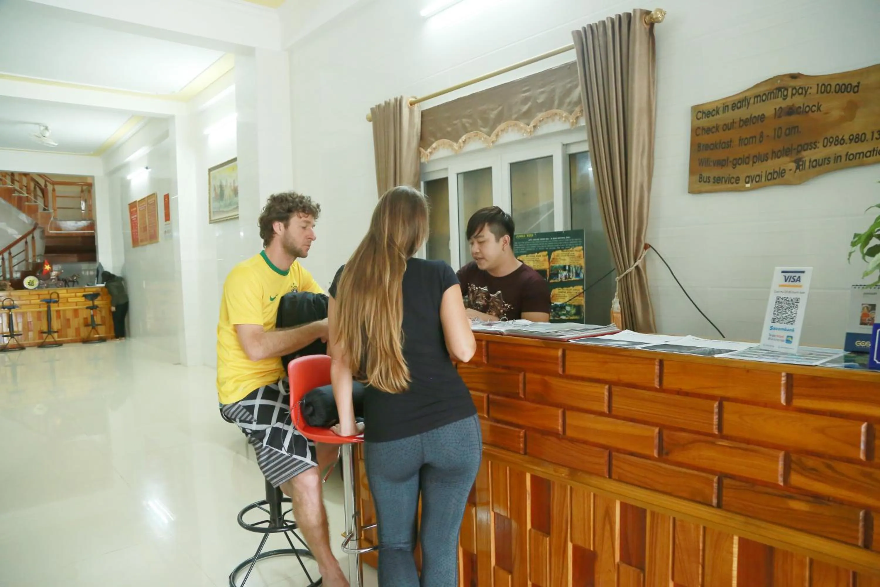 Staff in Gold Plus Hotel