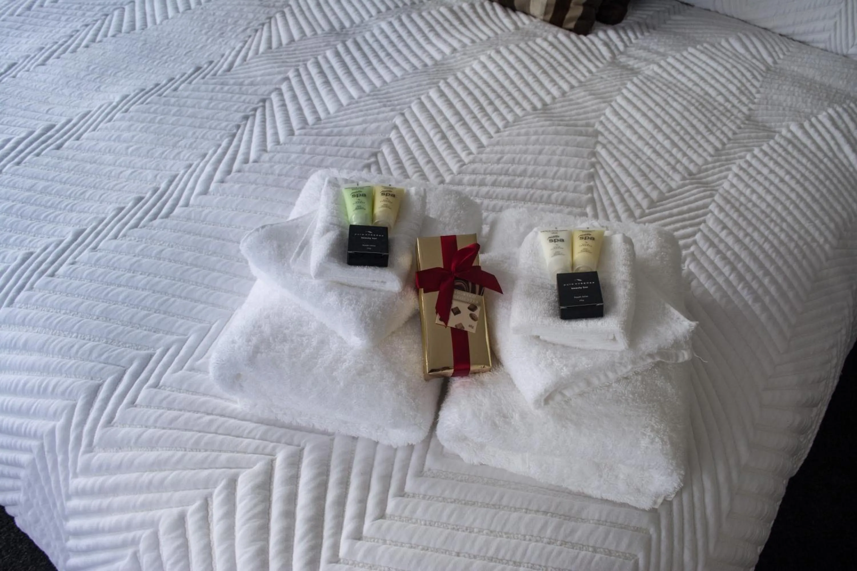 Decorative detail, Bed in Madsen Retreat