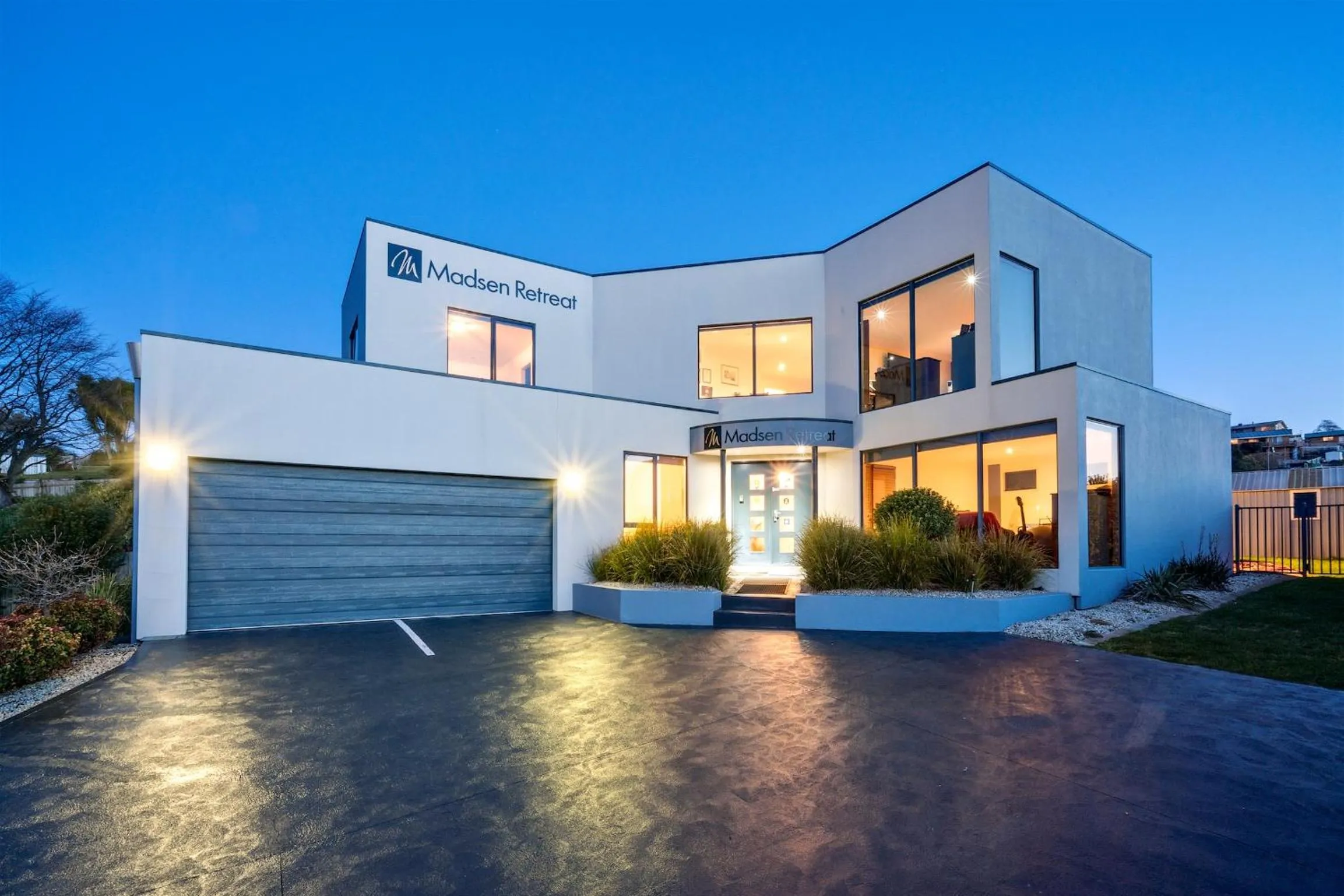 Facade/entrance in Madsen Retreat