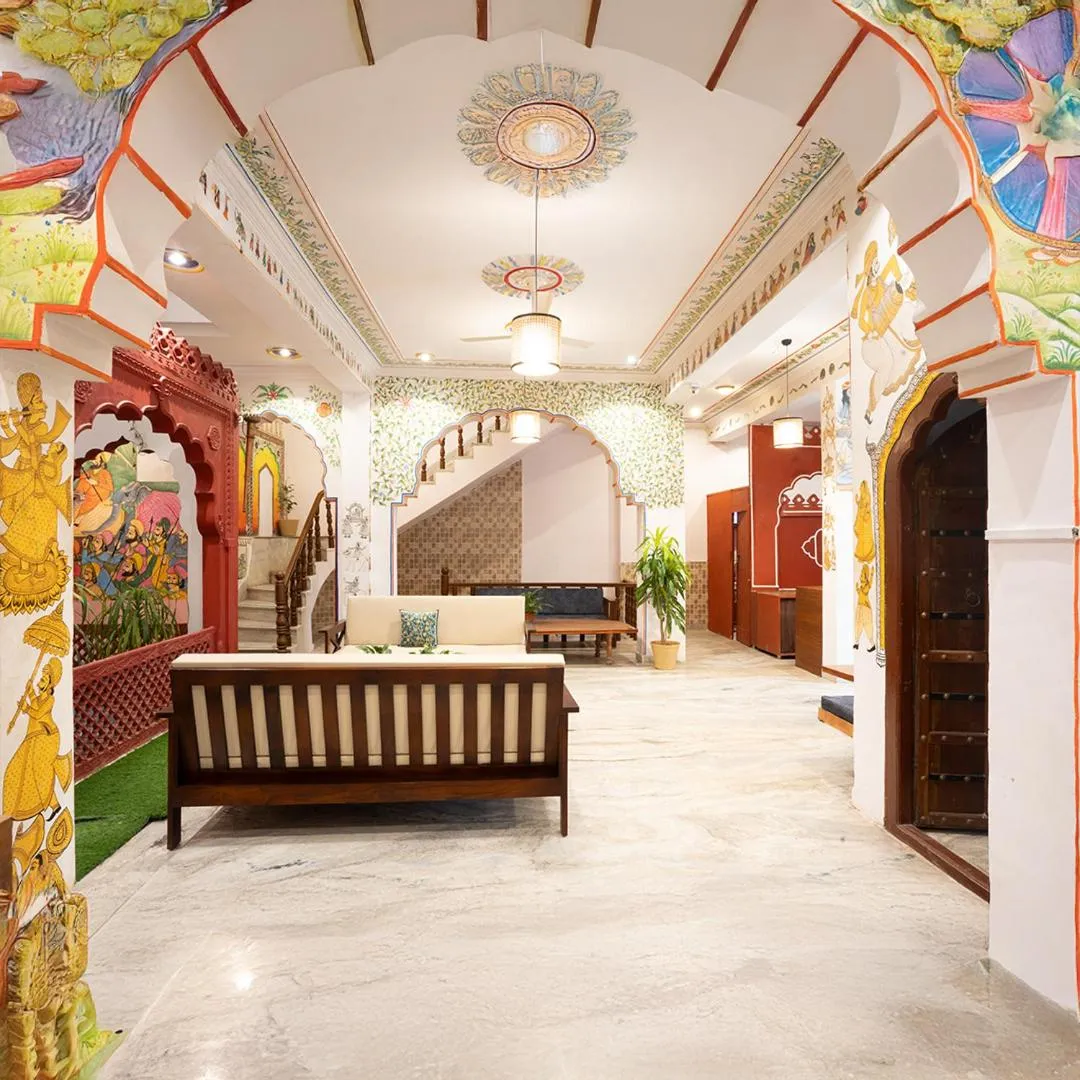 Lobby or reception in Stamps By Eight Continents, Pushkar